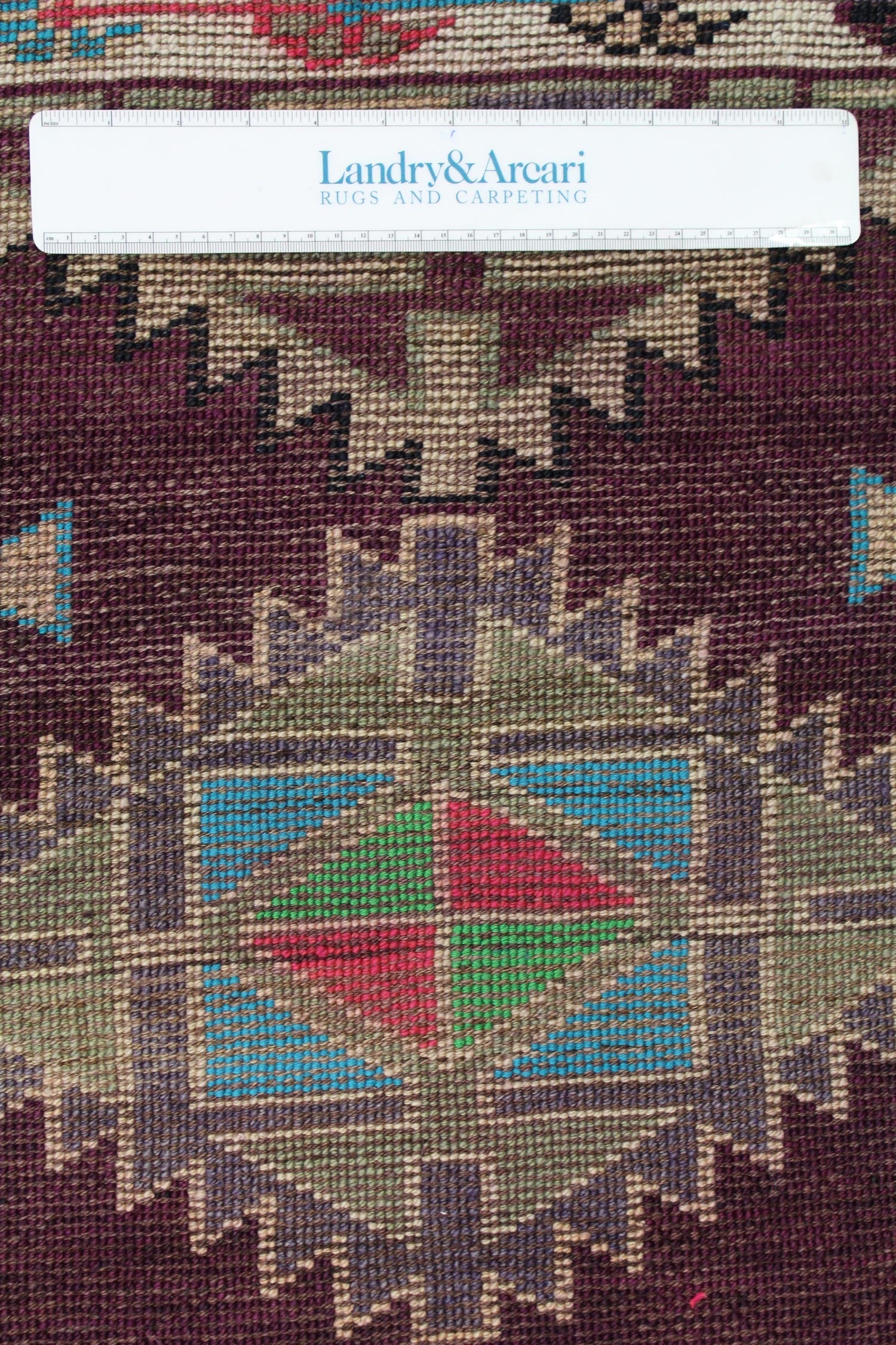 Vintage Herki Handwoven Tribal Rug, J64599