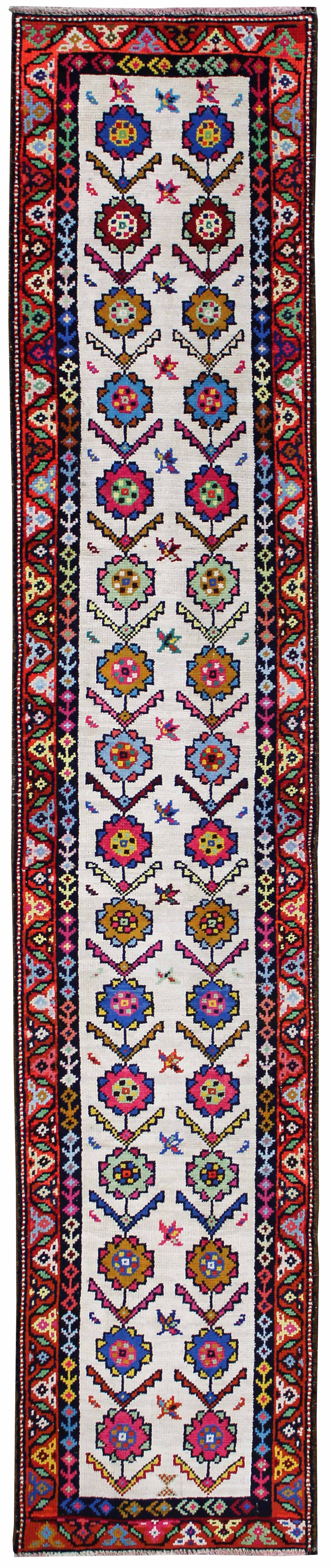 Vintage Herki Handwoven Tribal Rug