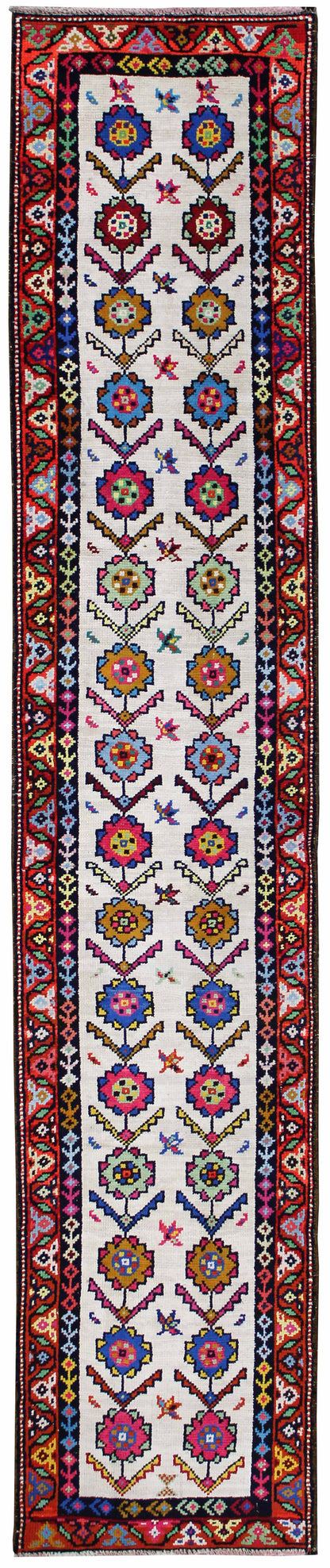 Vintage Herki Handwoven Tribal Rug