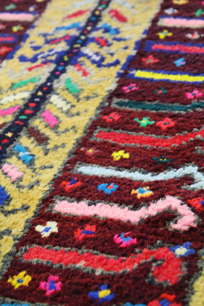 Vintage Herki Handwoven Tribal Rug, J64630