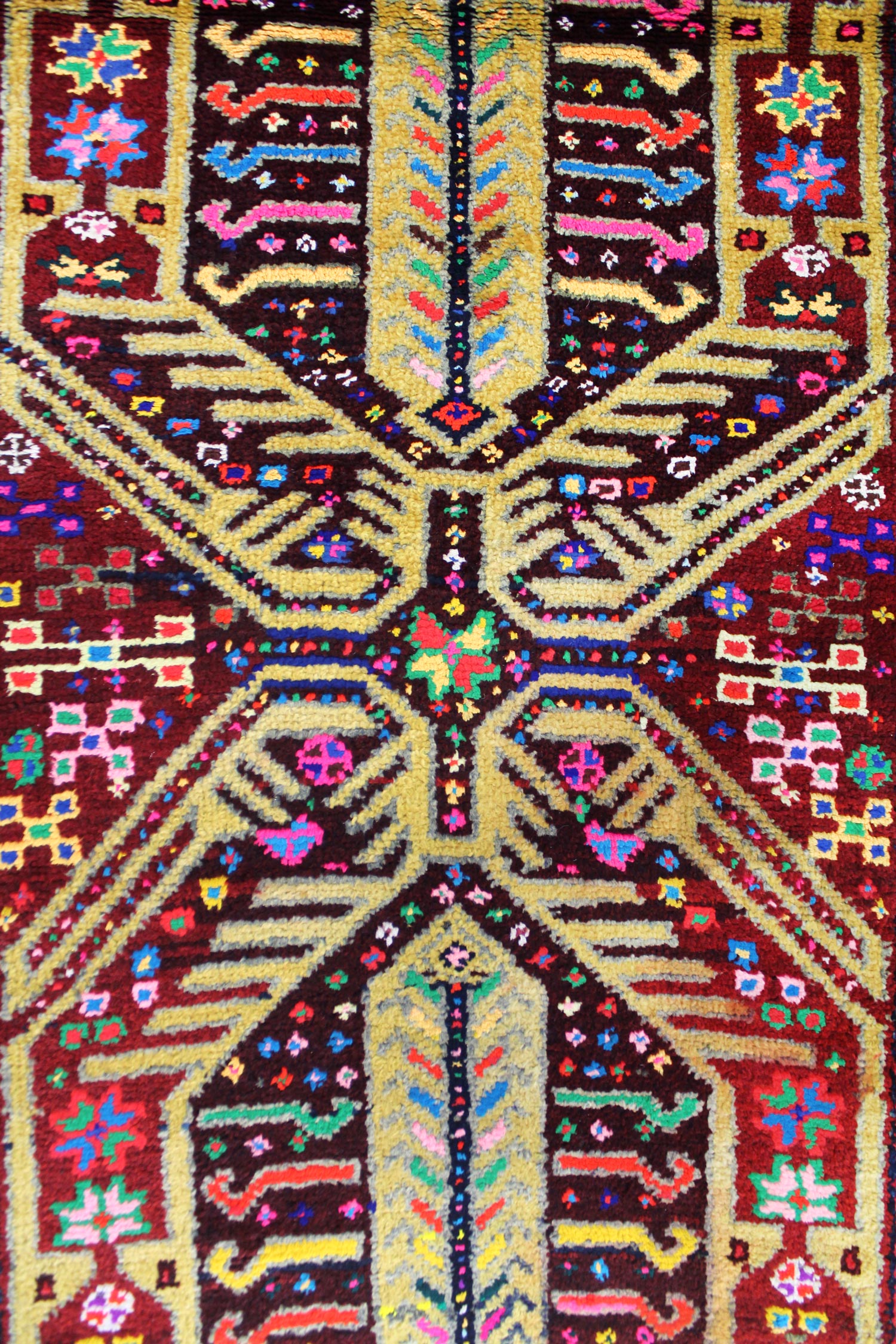 Vintage Herki Handwoven Tribal Rug, J64630