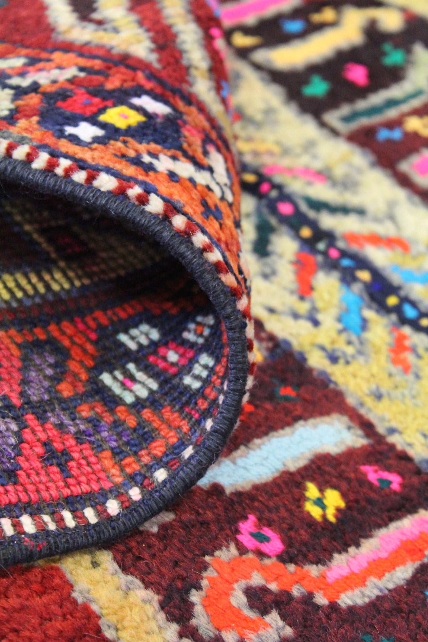 Vintage Herki Handwoven Tribal Rug, J64630