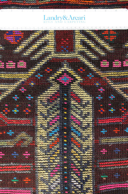 Vintage Herki Handwoven Tribal Rug, J64630
