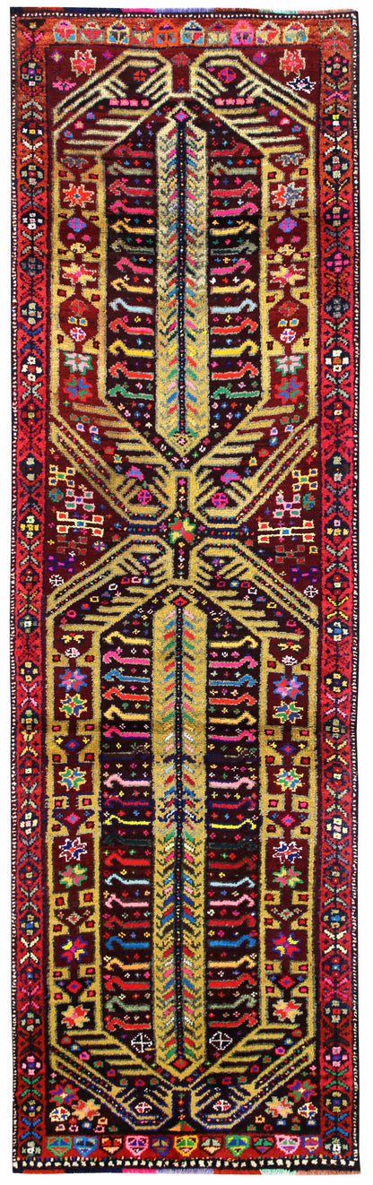 Vintage Herki Handwoven Tribal Rug