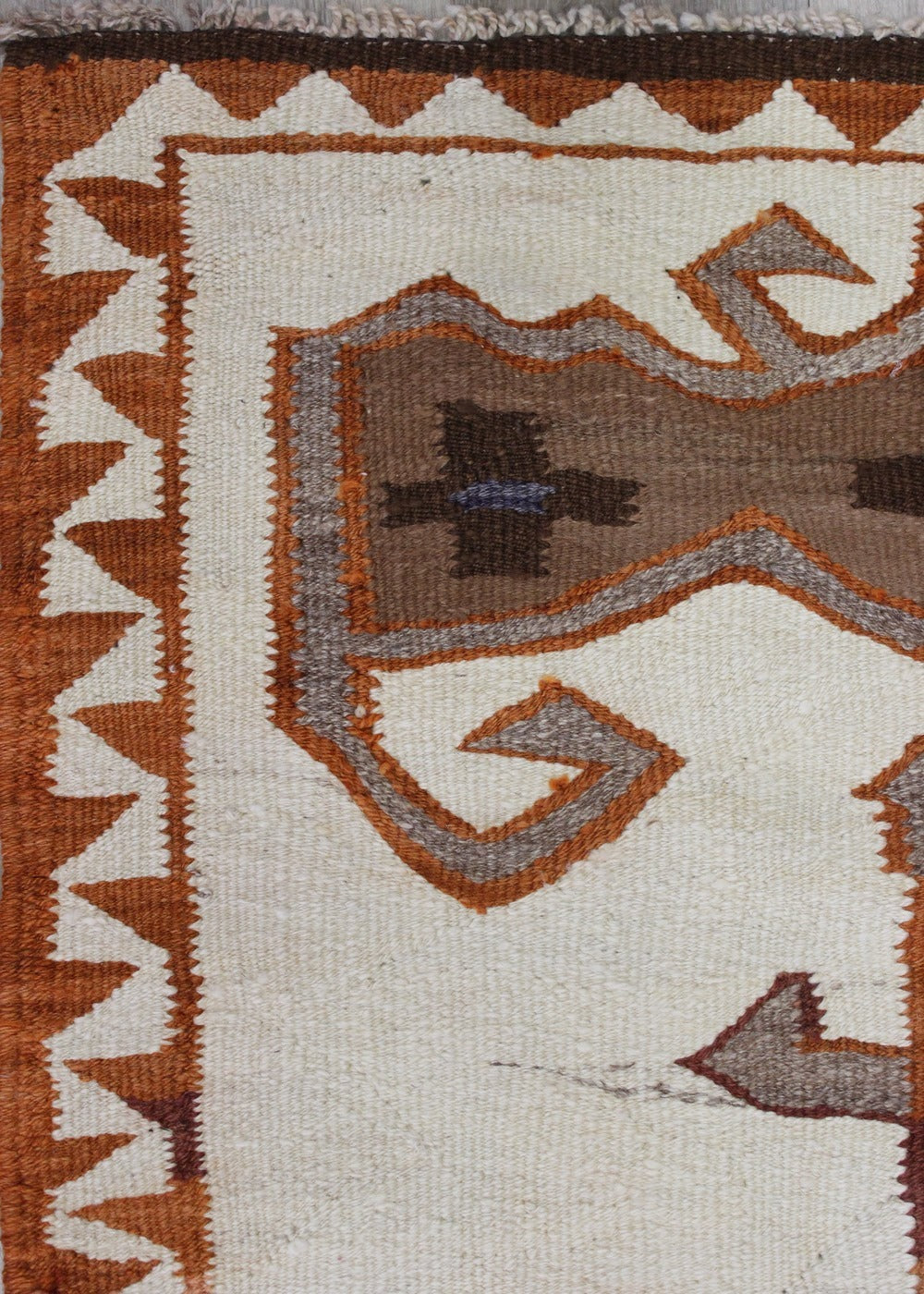 Vintage Herki Kilim Handwoven Tribal Rug, J67101