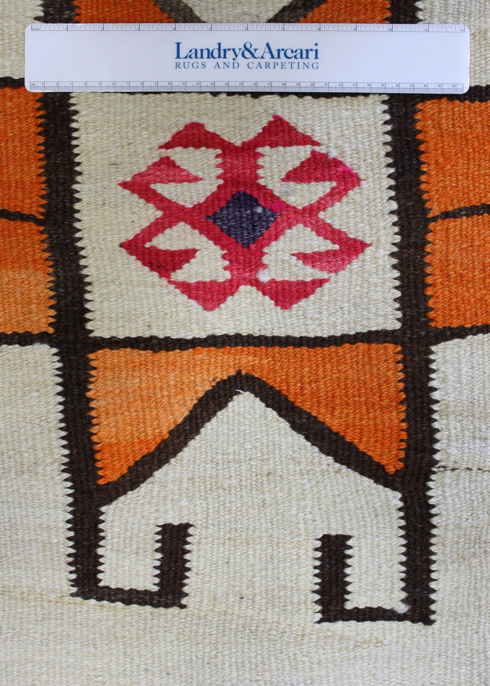 Vintage Herki Kilim Handwoven Tribal Rug, J67113