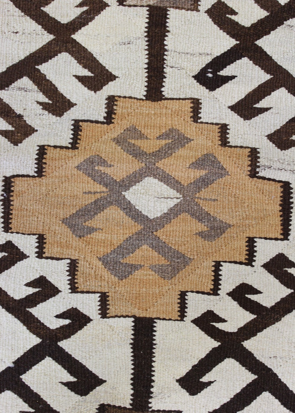 Vintage Herki Kilim Handwoven Tribal Rug, J67114