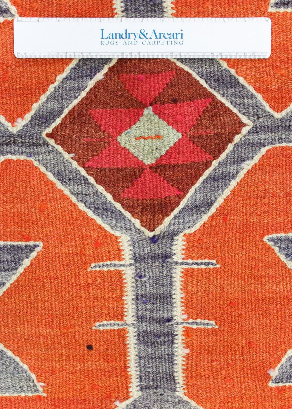 Vintage Herki Kilim Handwoven Tribal Rug, J67115