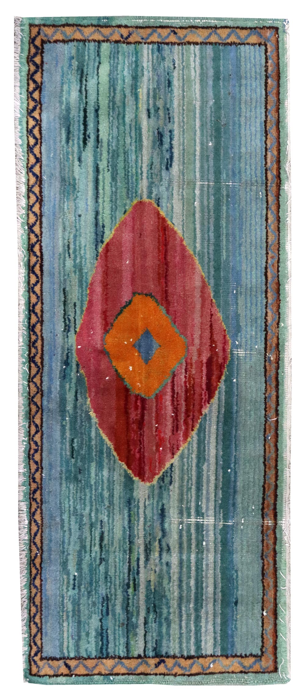 Vintage Jewel Handwoven Tribal Rug