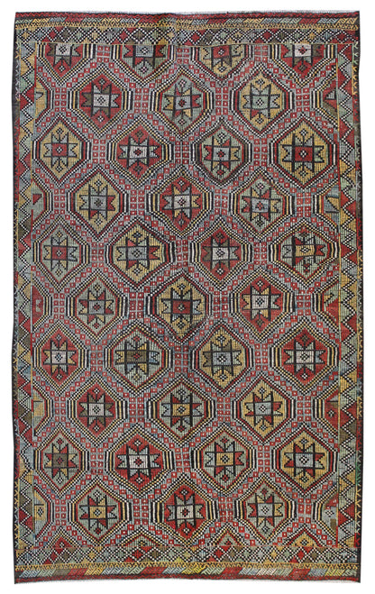 Vintage Jijim Handwoven Tribal Rug