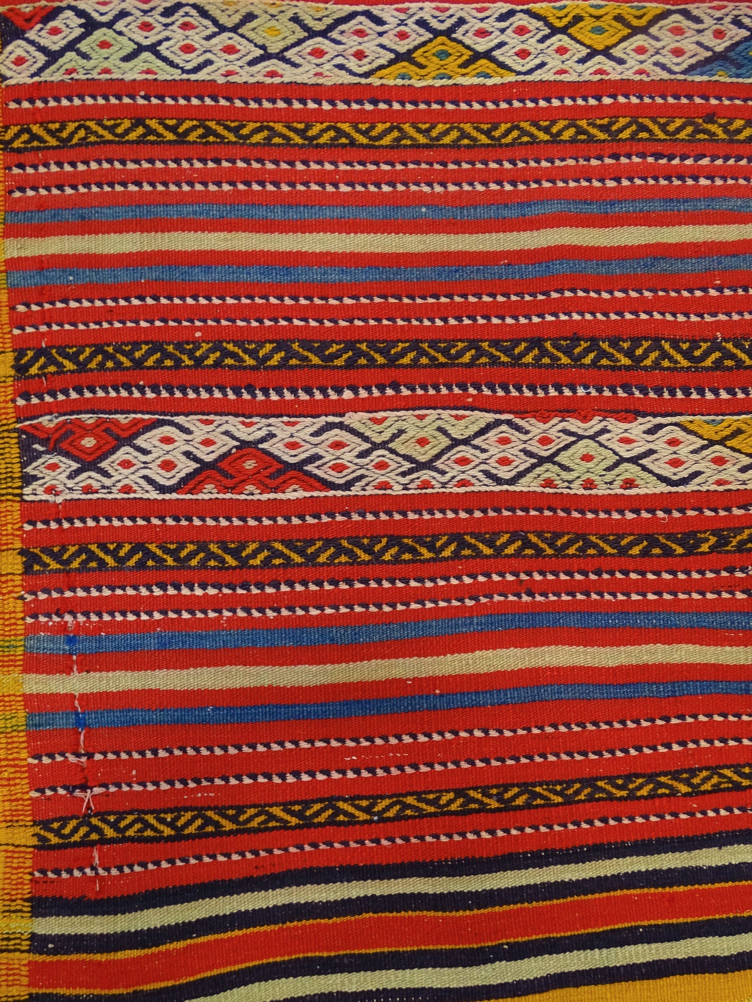 Vintage Jijim Handwoven Tribal Rug, J59461