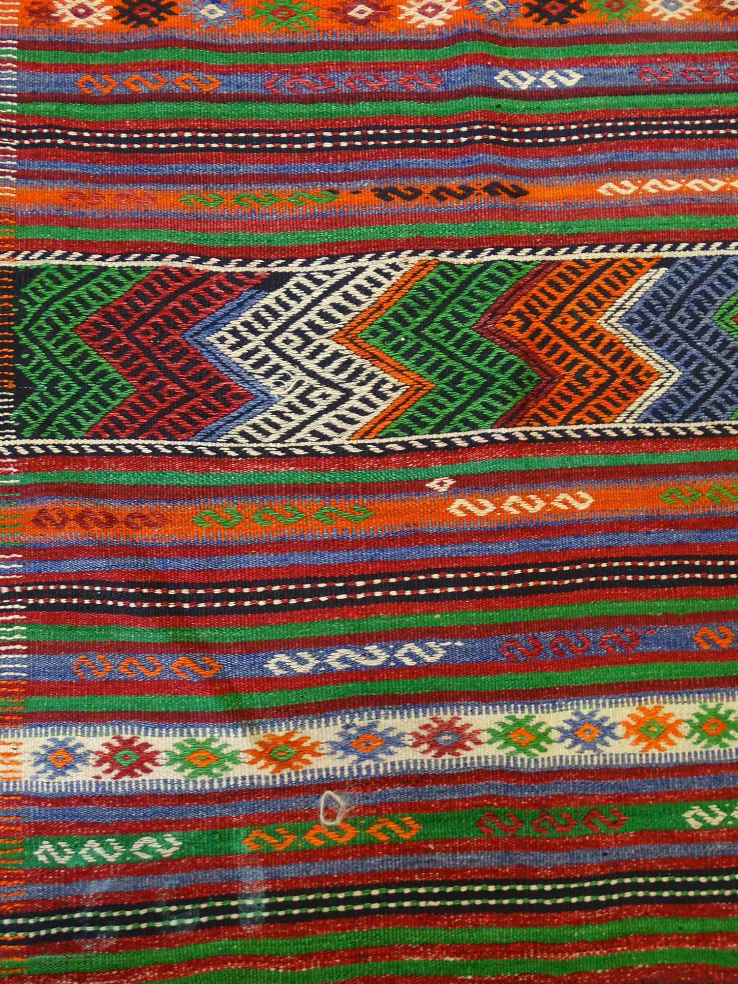 Vintage Jijim Handwoven Tribal Rug, J59462