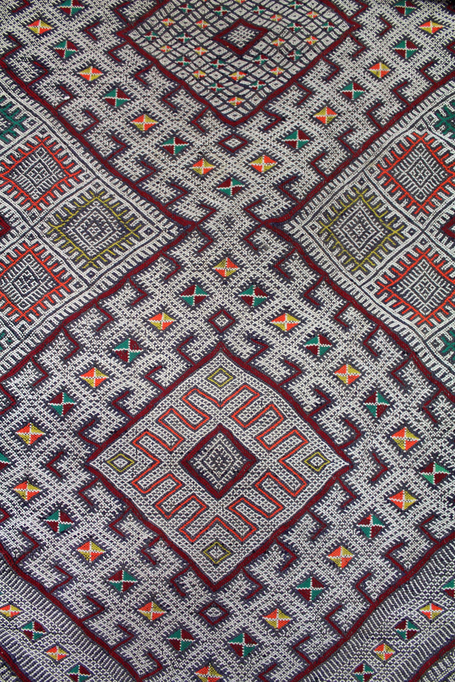 Vintage Jijim Handwoven Tribal Rug, J62467