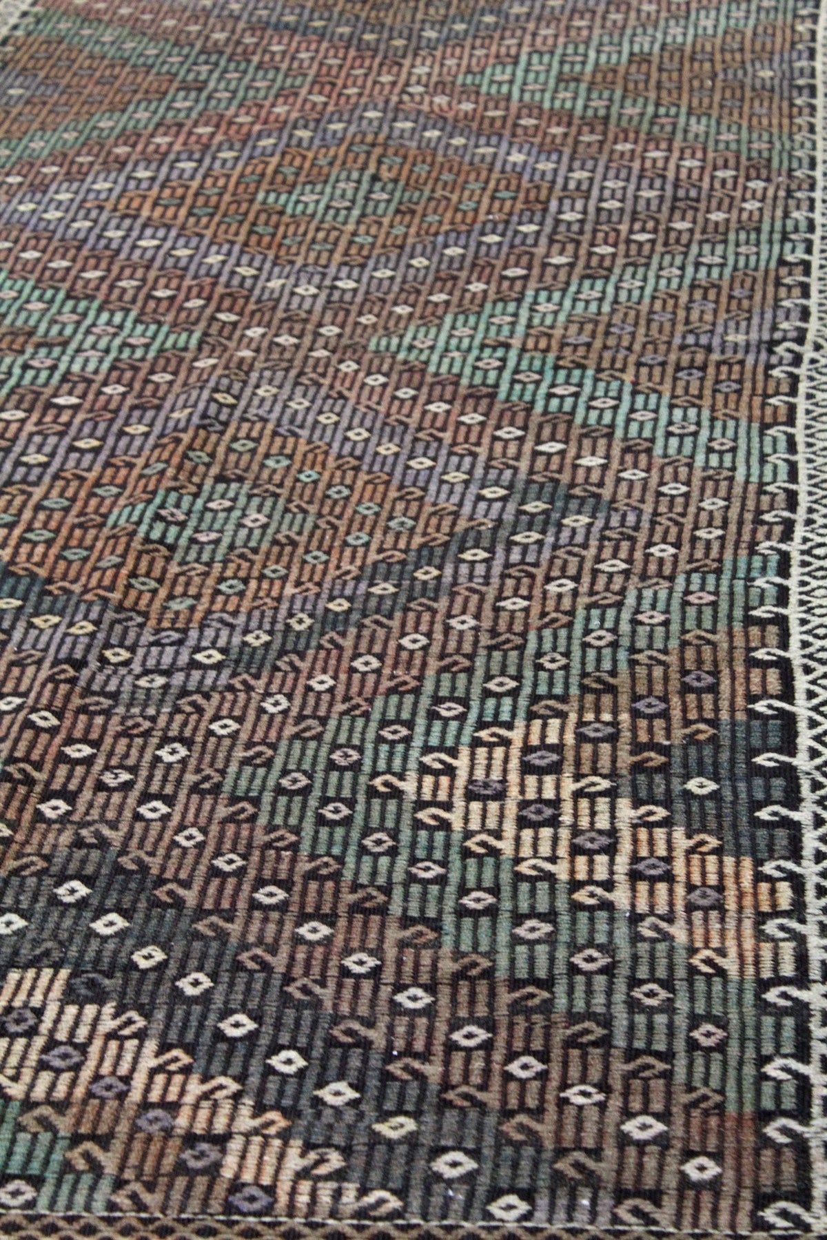 Vintage Jijim Handwoven Tribal Rug, J64677