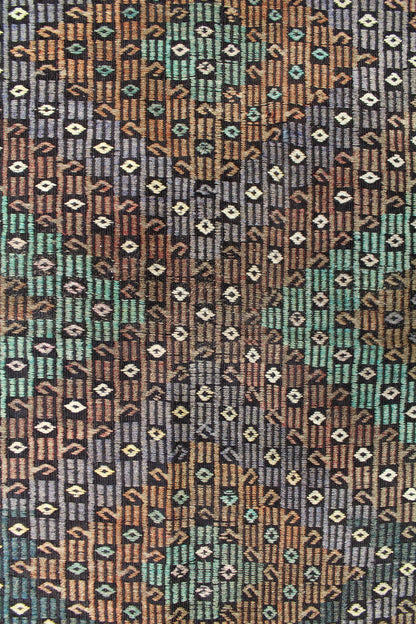 Vintage Jijim Handwoven Tribal Rug, J64677