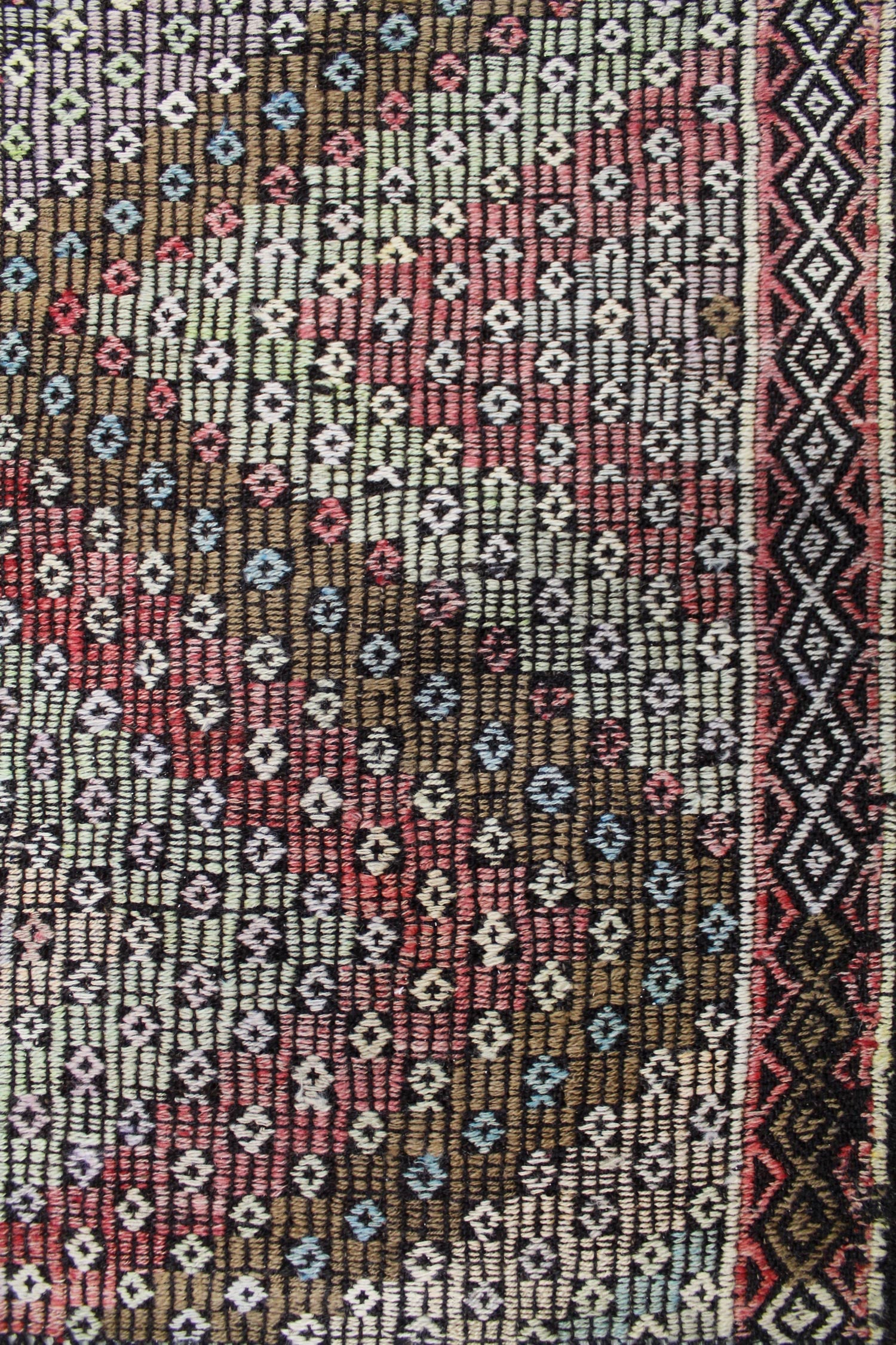 Vintage Jijim Handwoven Tribal Rug, J64692