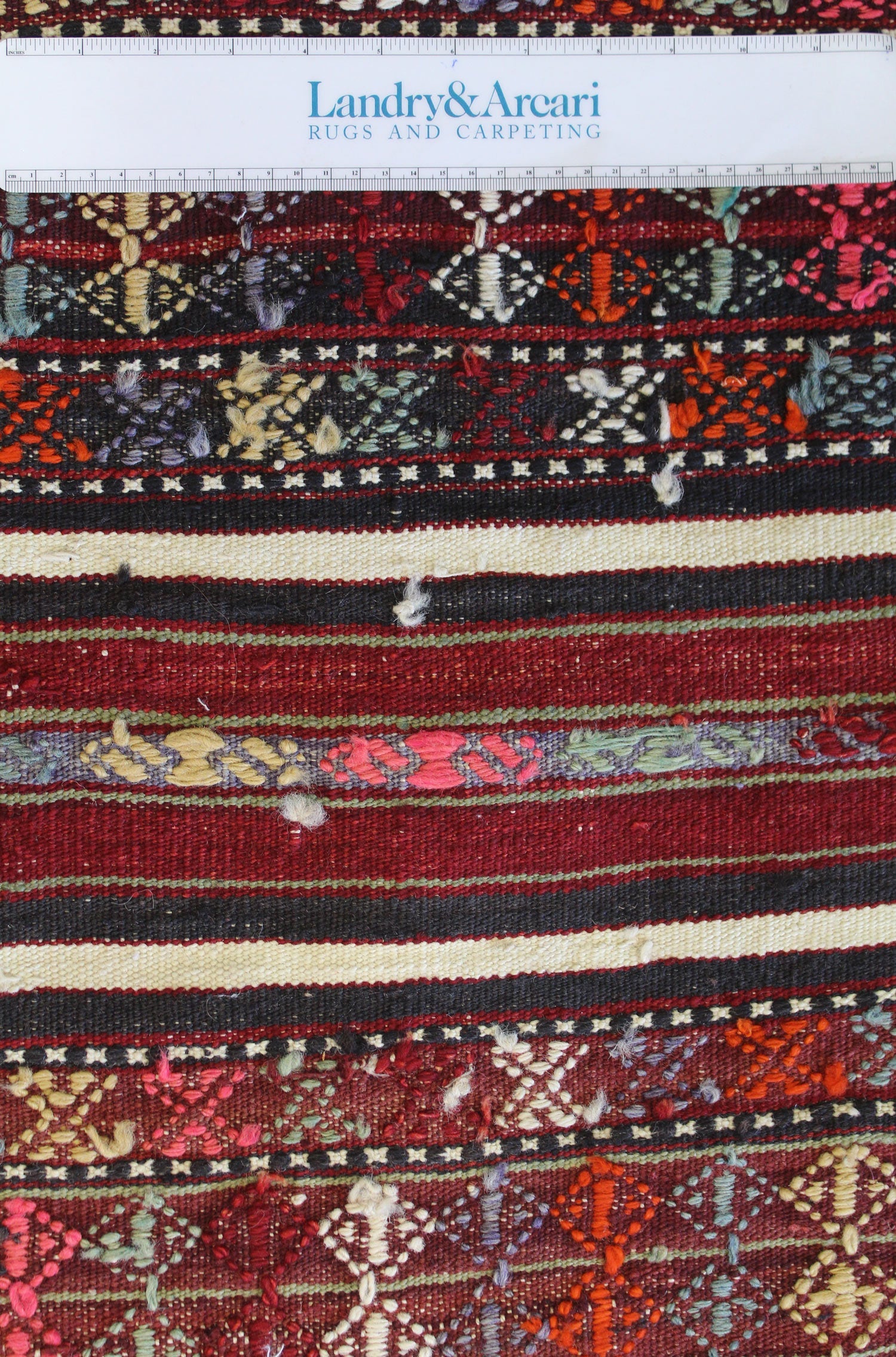 Vintage Jijim Handwoven Tribal Rug, J64696