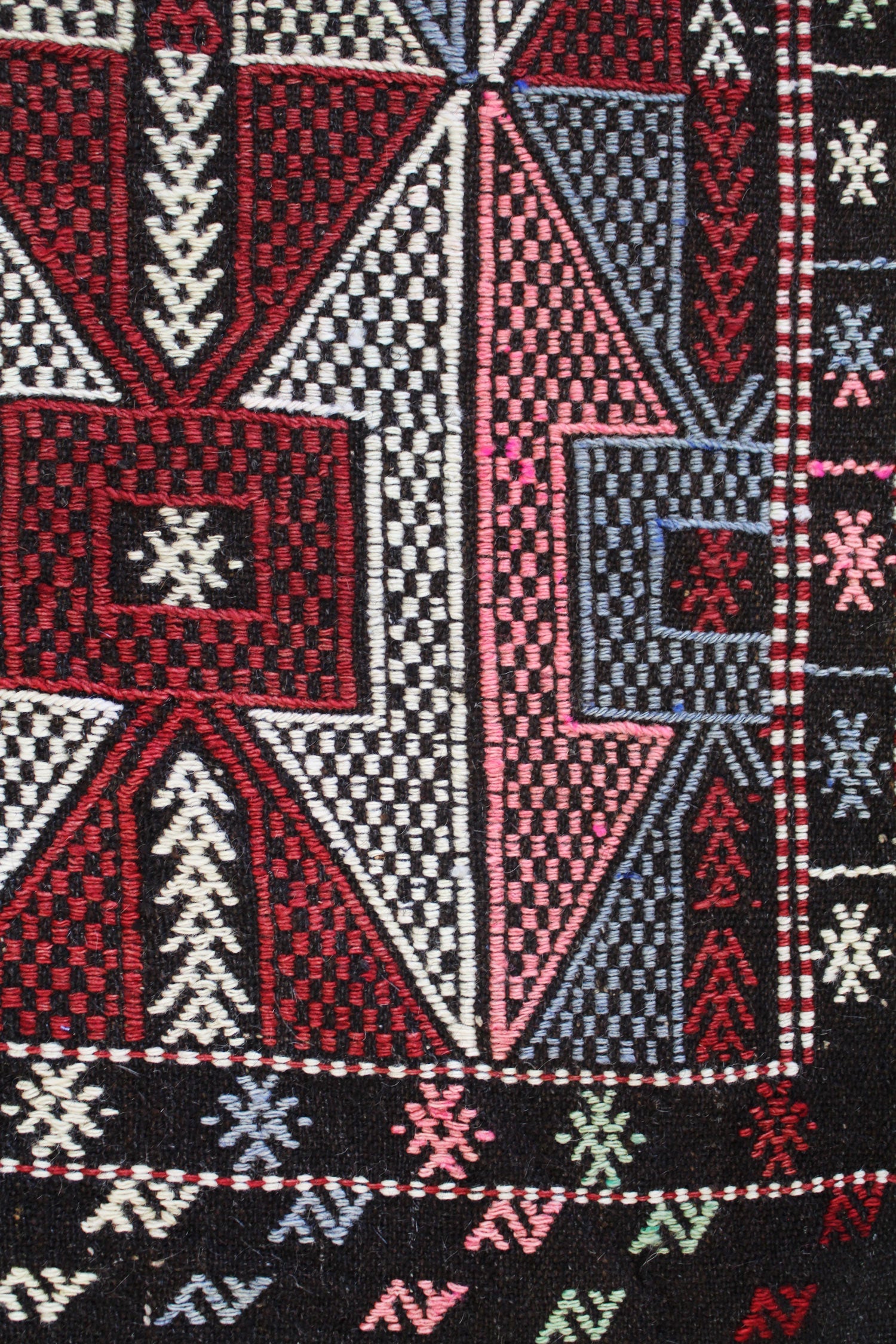 Vintage Jijim Handwoven Tribal Rug, J64697
