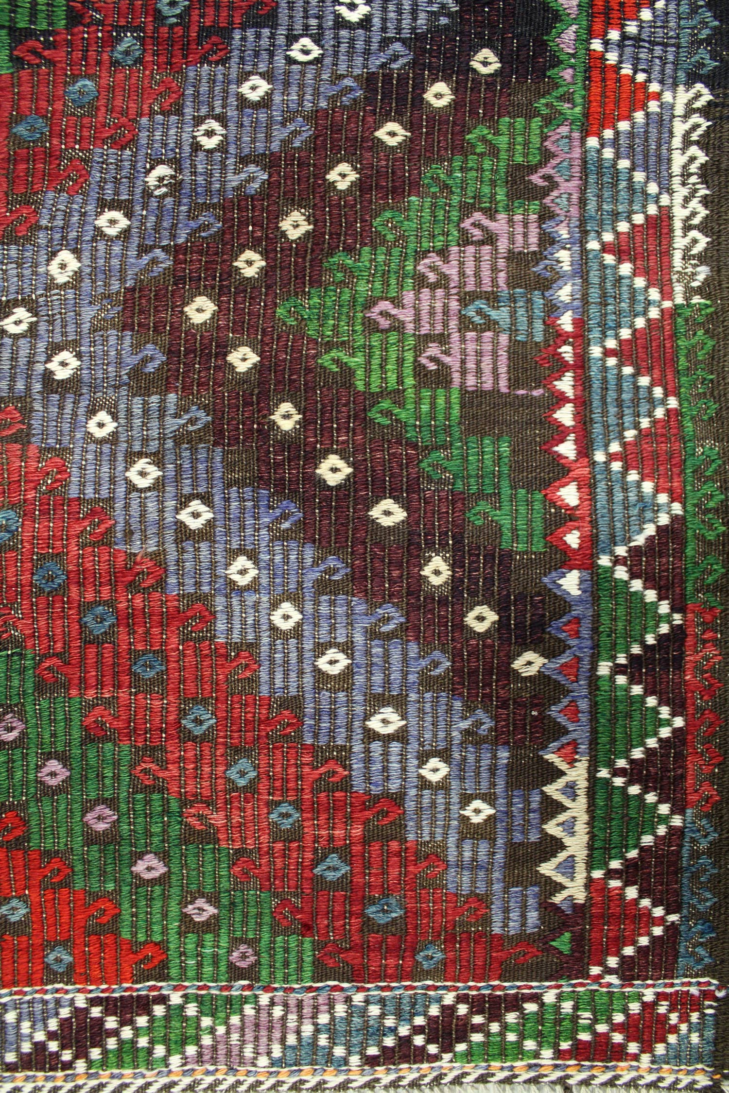 Vintage Jijim Handwoven Tribal Rug, J64703