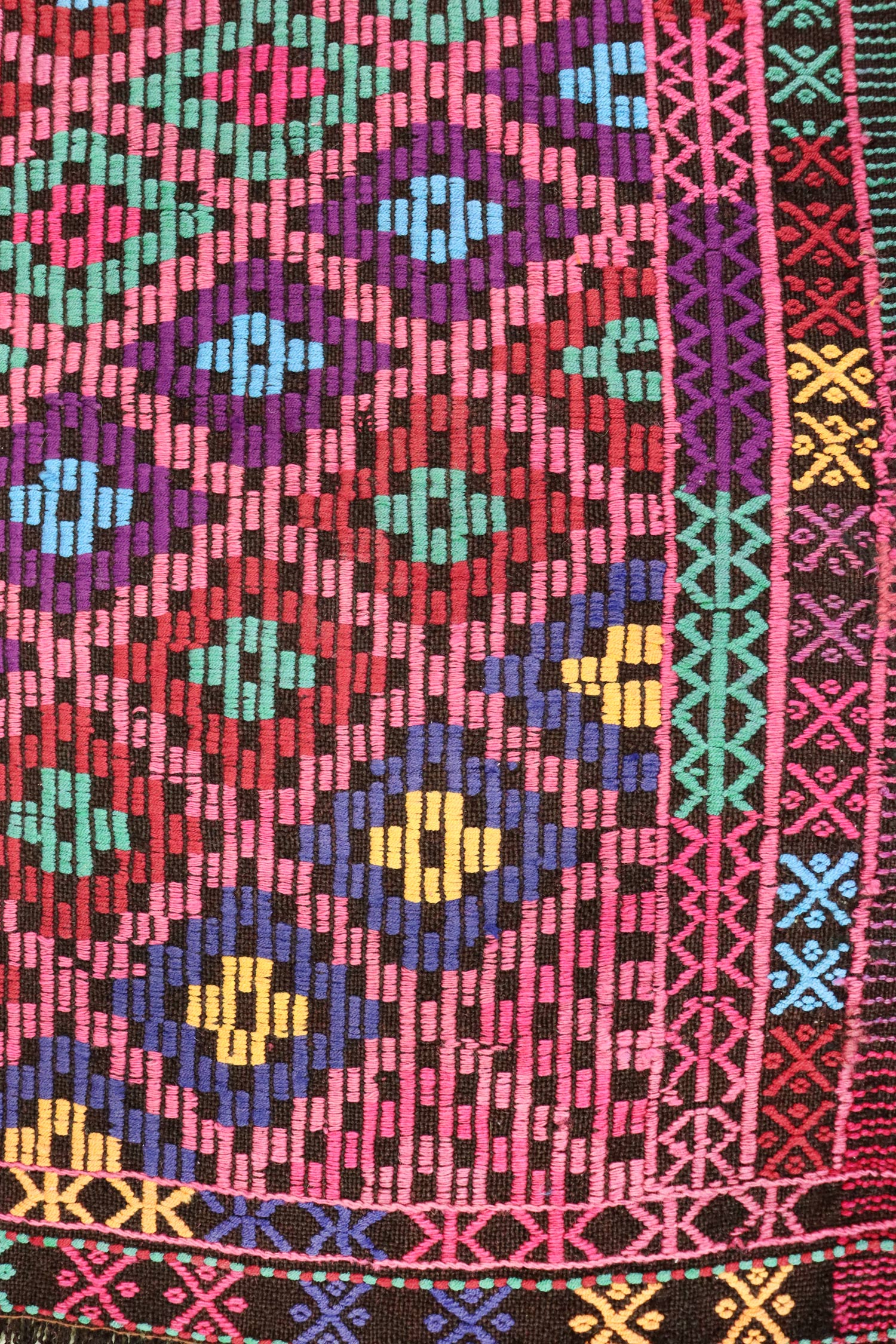 Vintage Jijim Handwoven Tribal Rug, J64713