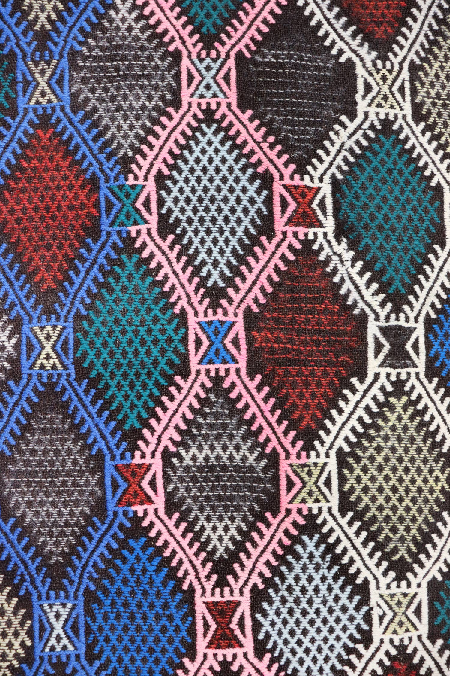 Vintage Jijim Handwoven Tribal Rug, J64715