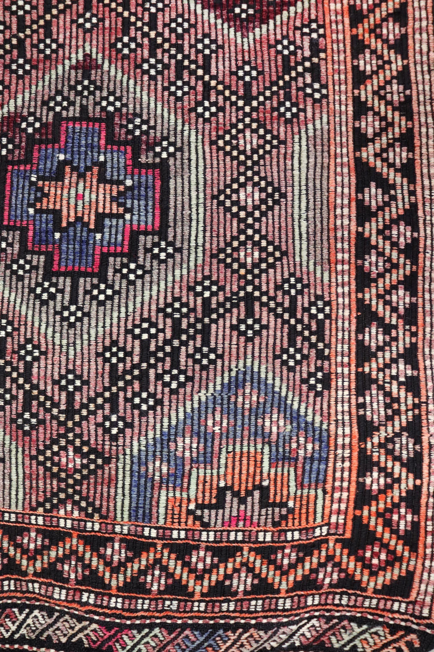 Vintage Jijim Handwoven Tribal Rug, J64721