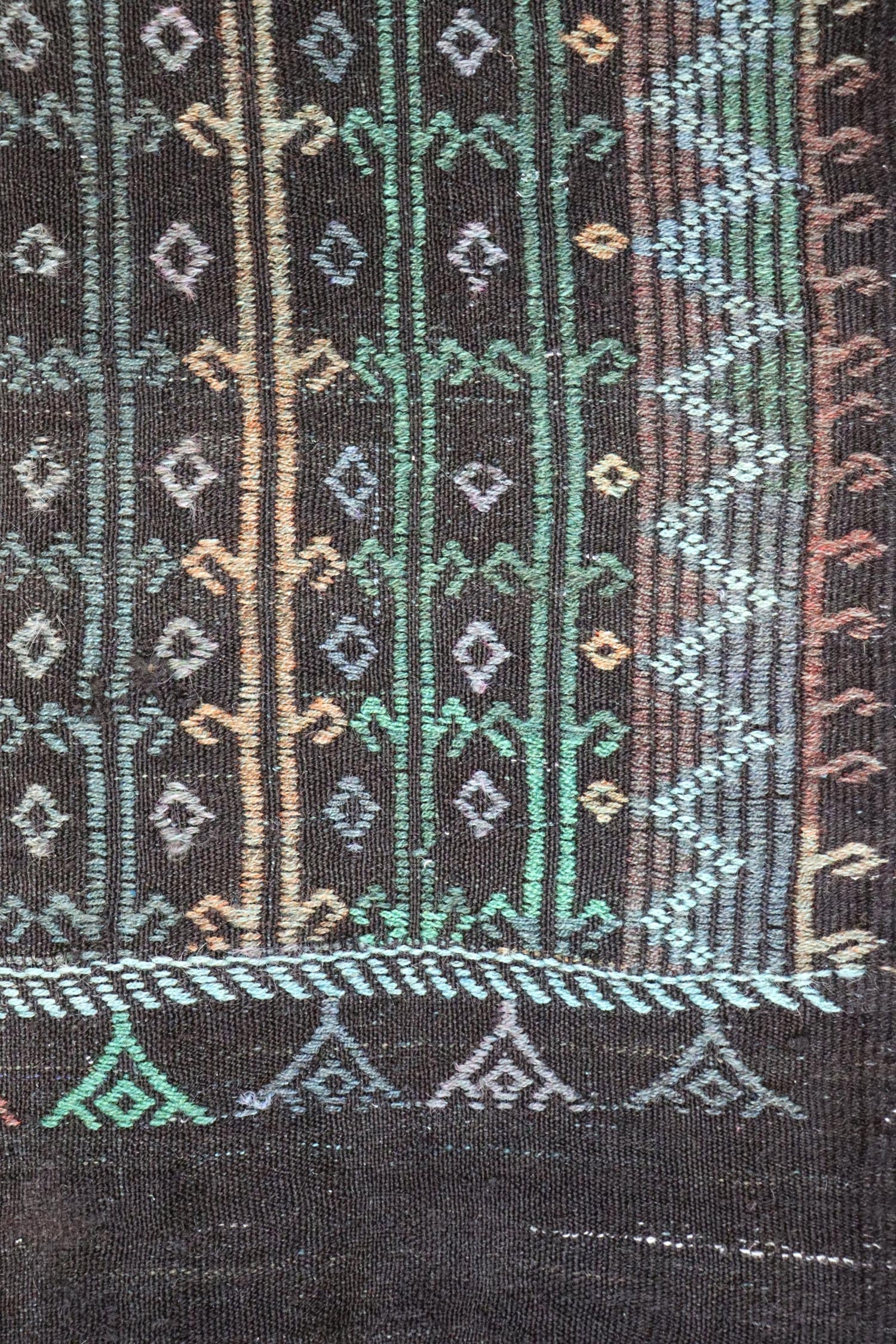 Vintage Jijim Handwoven Tribal Rug, J64725