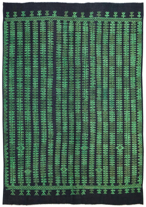 Vintage Jijim Handwoven Tribal Rug