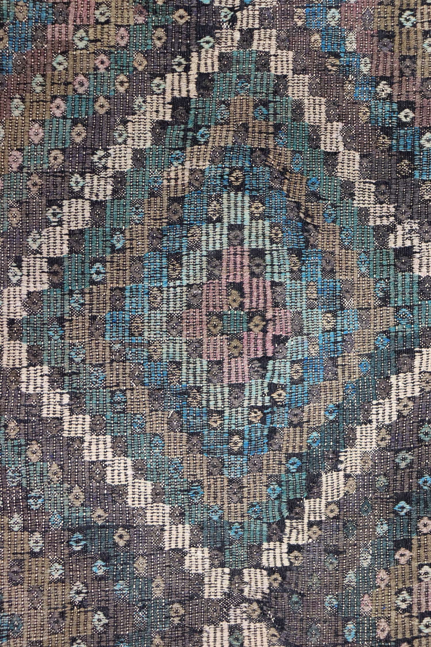 Vintage Jijim Handwoven Tribal Rug, J64744