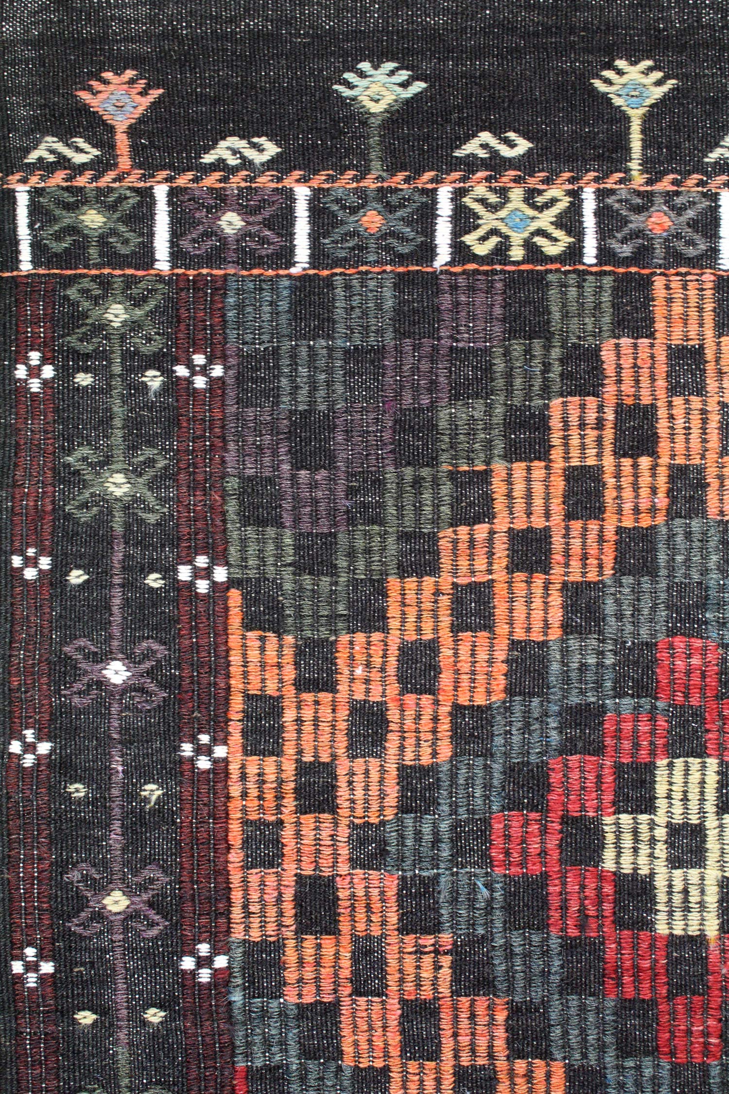 Vintage Jijim Handwoven Tribal Rug, J64752
