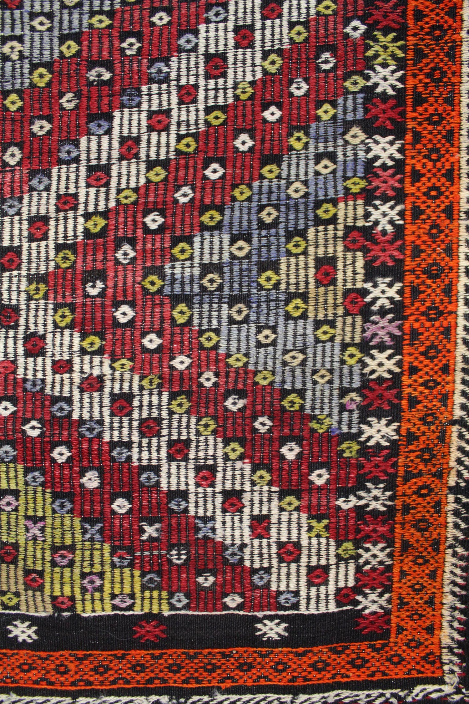 Vintage Jijim Handwoven Tribal Rug, J64760