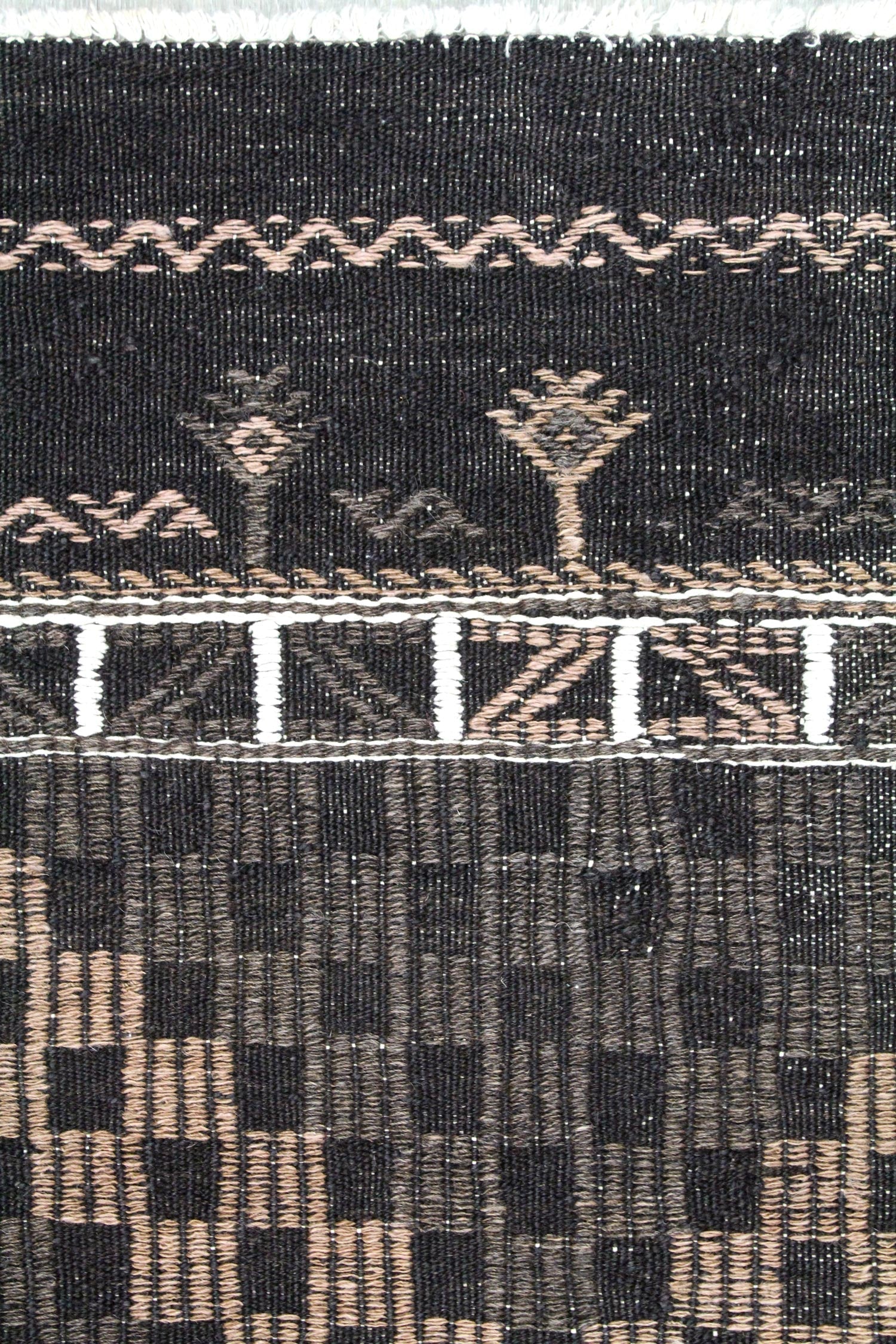 Vintage Jijim Handwoven Tribal Rug, J64771