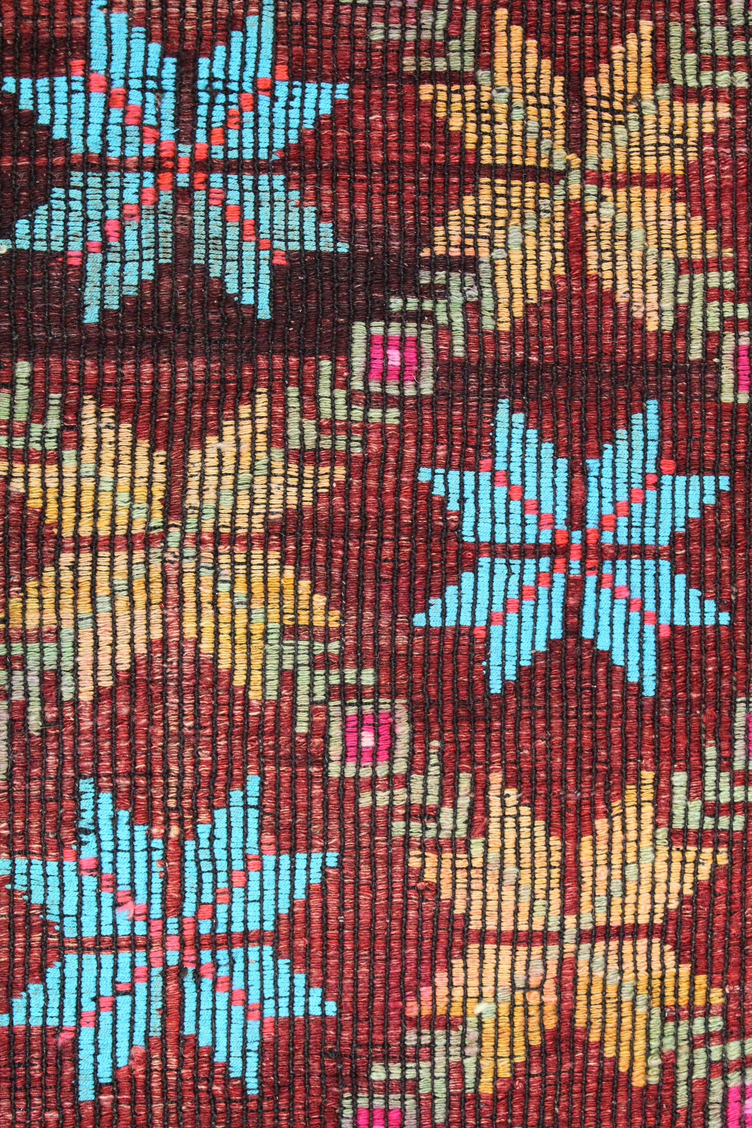 Vintage Jijim Handwoven Tribal Rug, J64780