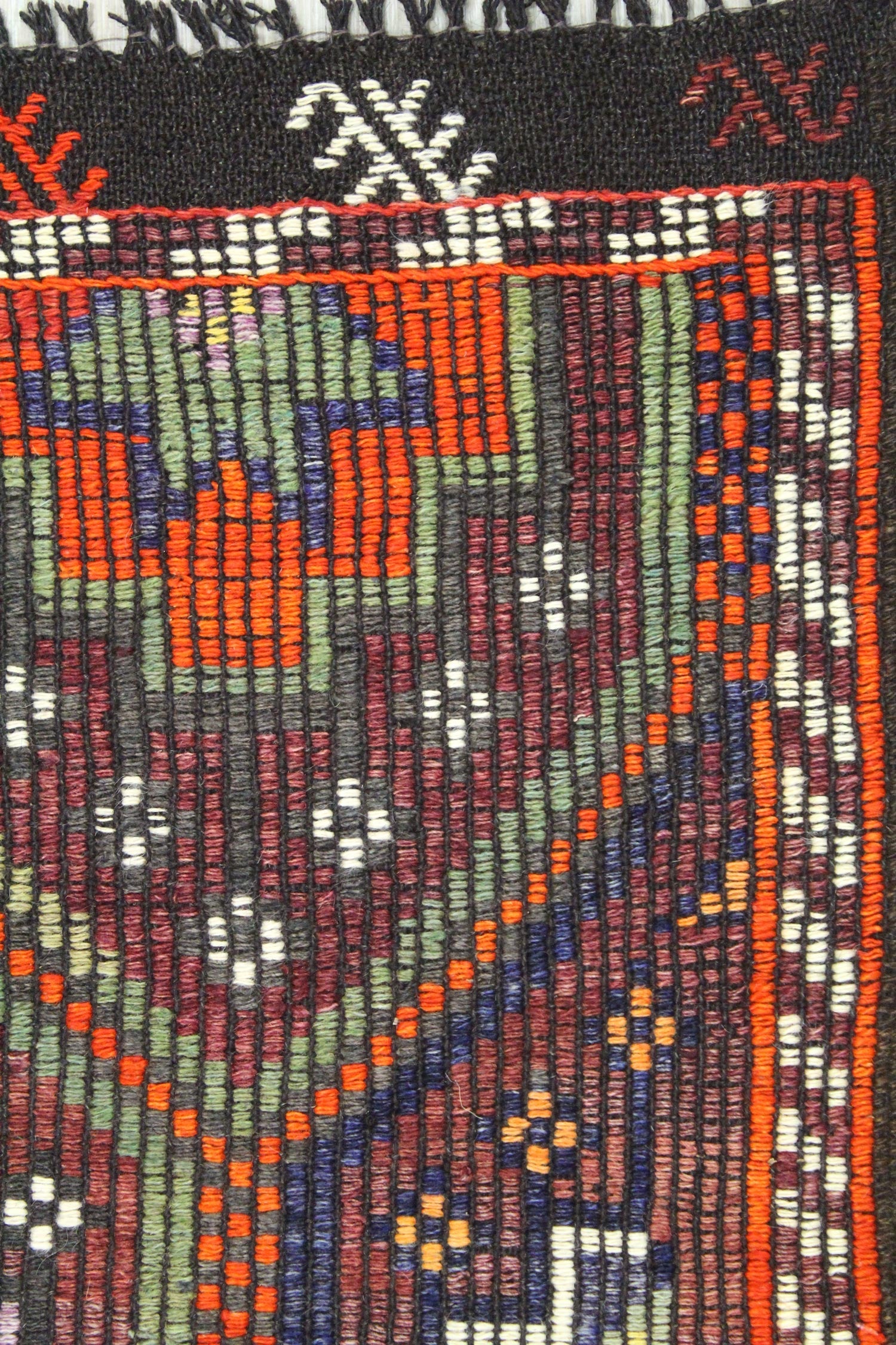 Vintage Jijim Handwoven Tribal Rug, J64782