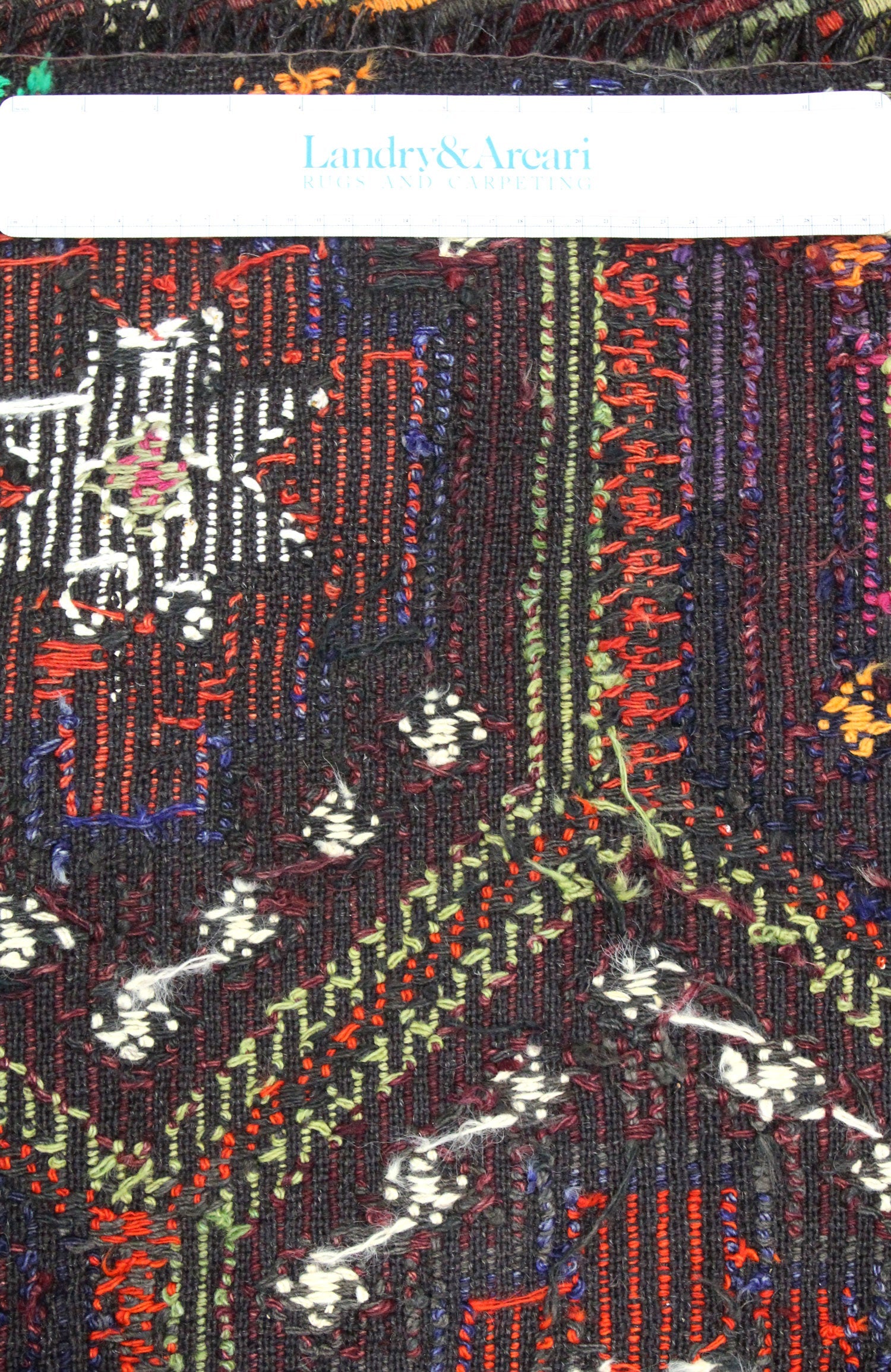Vintage Jijim Handwoven Tribal Rug, J64782