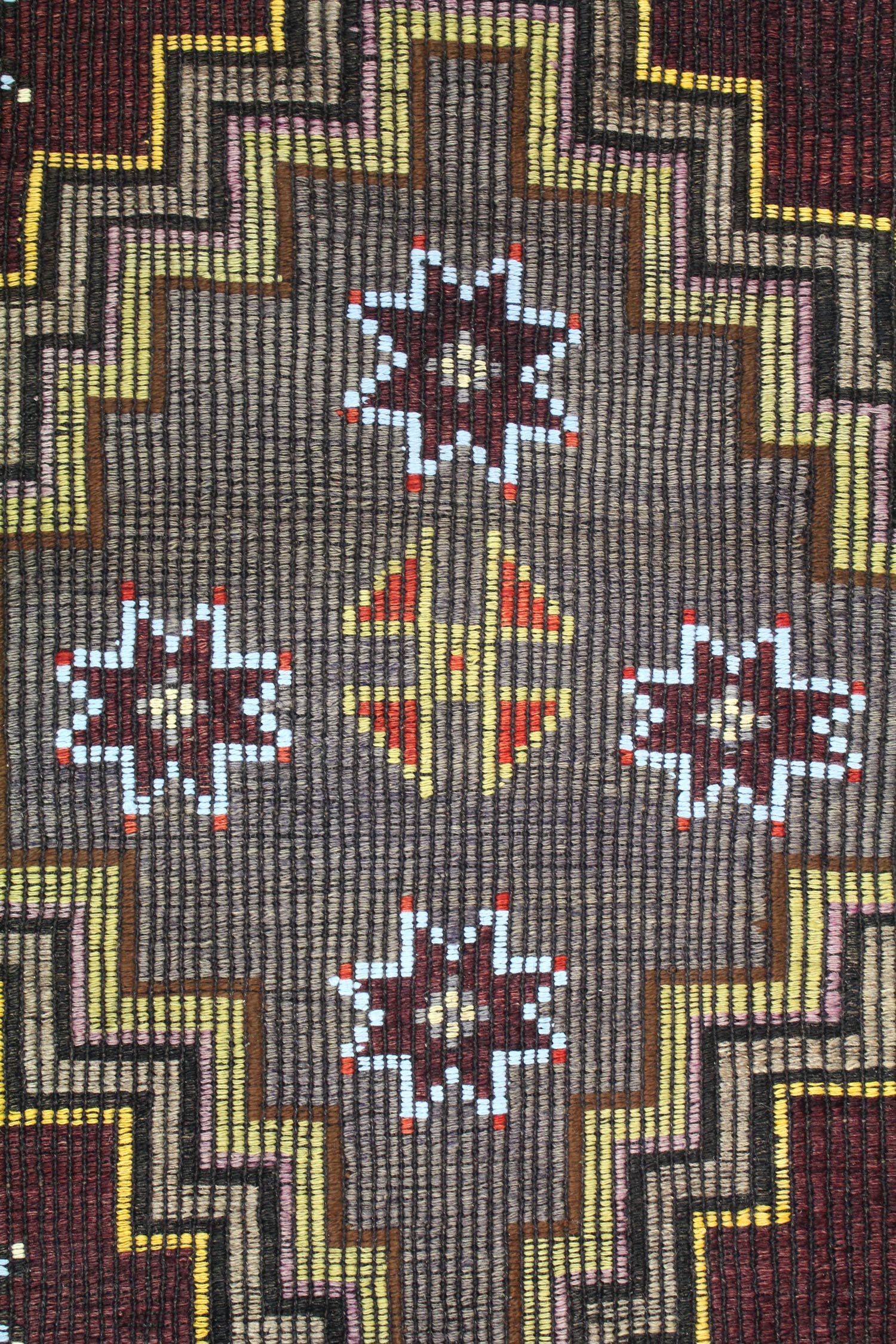 Vintage Jijim Handwoven Tribal Rug, J64784