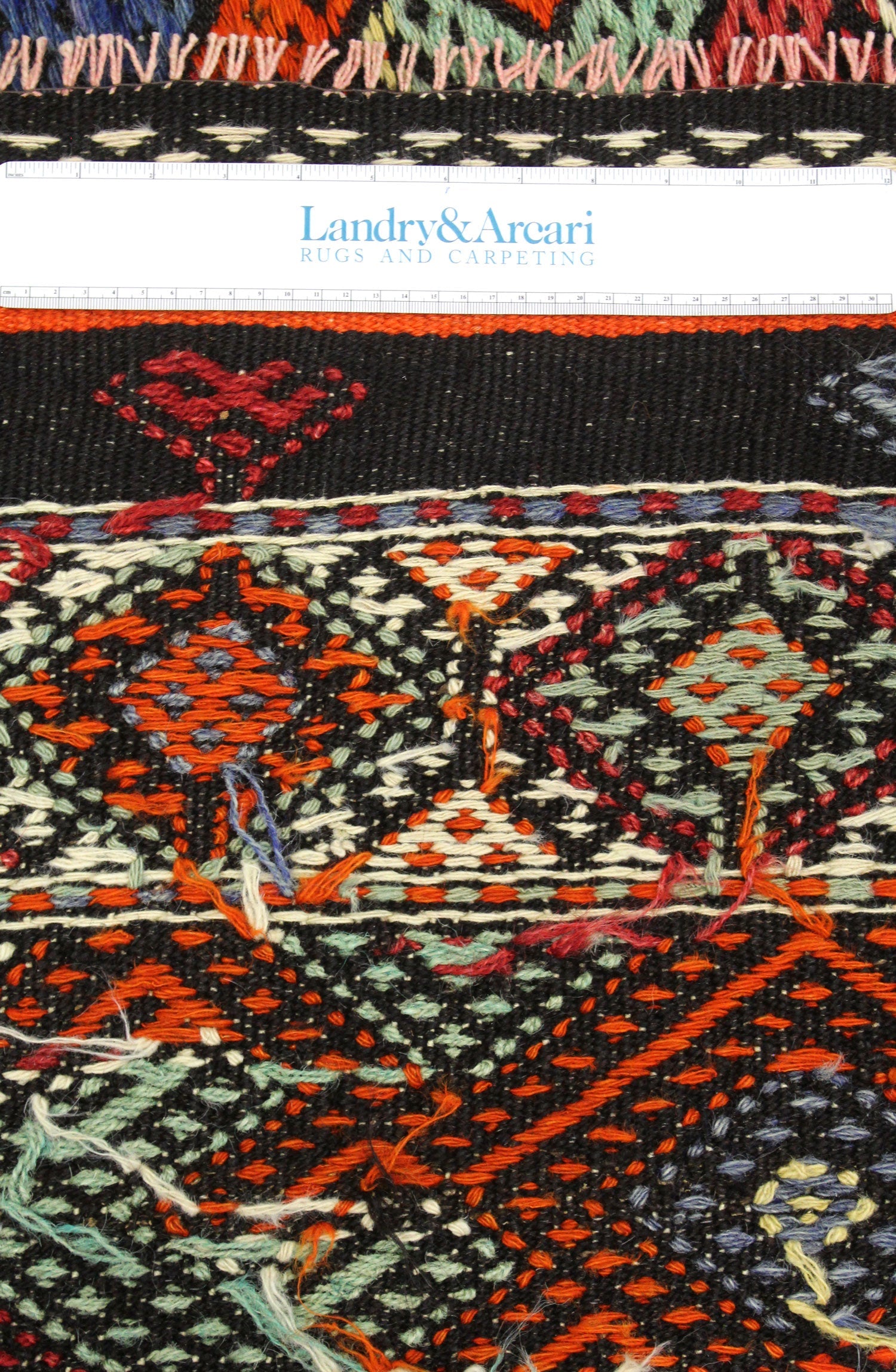 Vintage Jijim Handwoven Tribal Rug, J64788