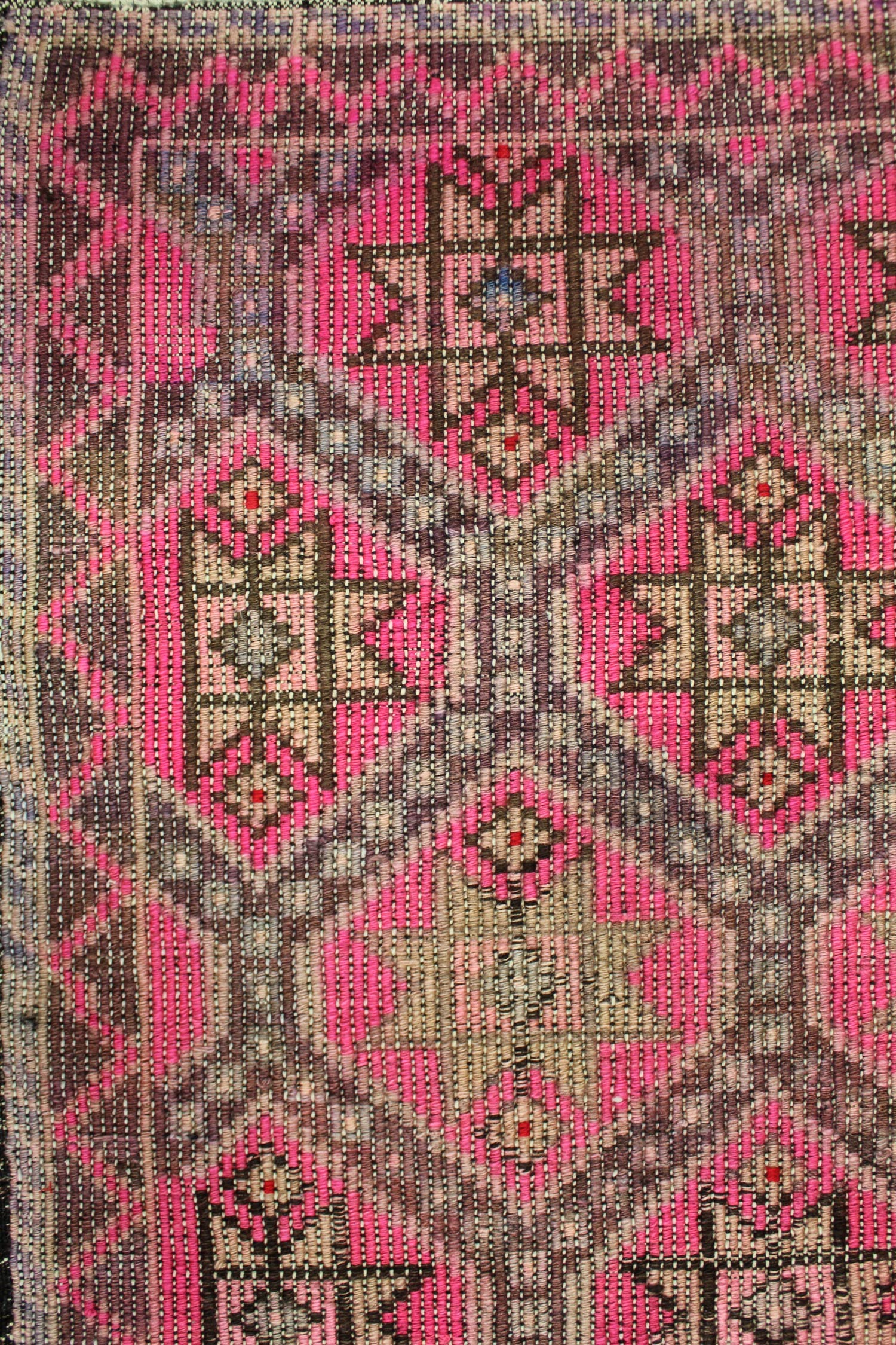Vintage Jijim Handwoven Tribal Rug, J64789