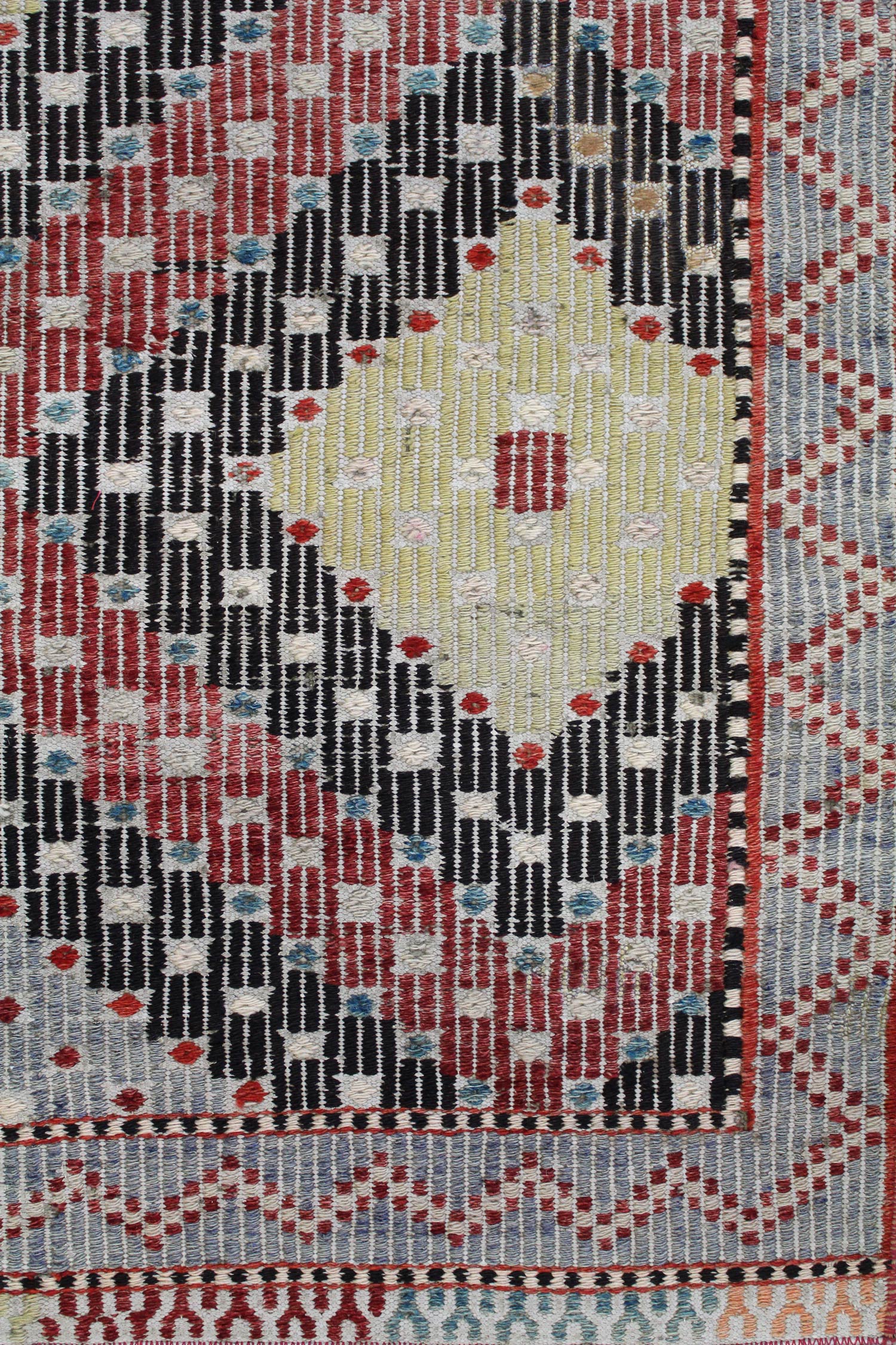 Vintage Jijim Handwoven Tribal Rug, J64799
