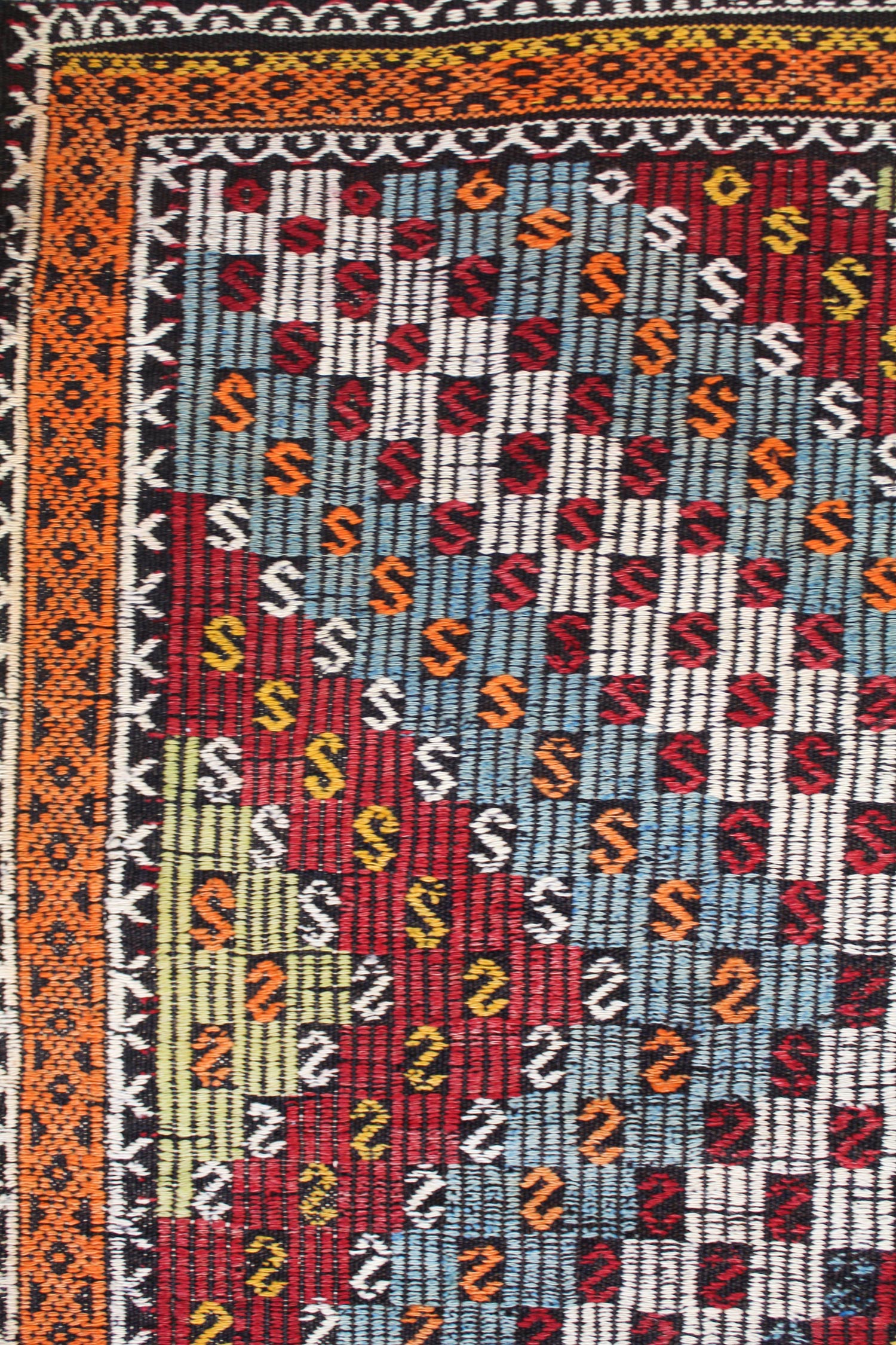 Vintage Jijim Handwoven Tribal Rug, J64801