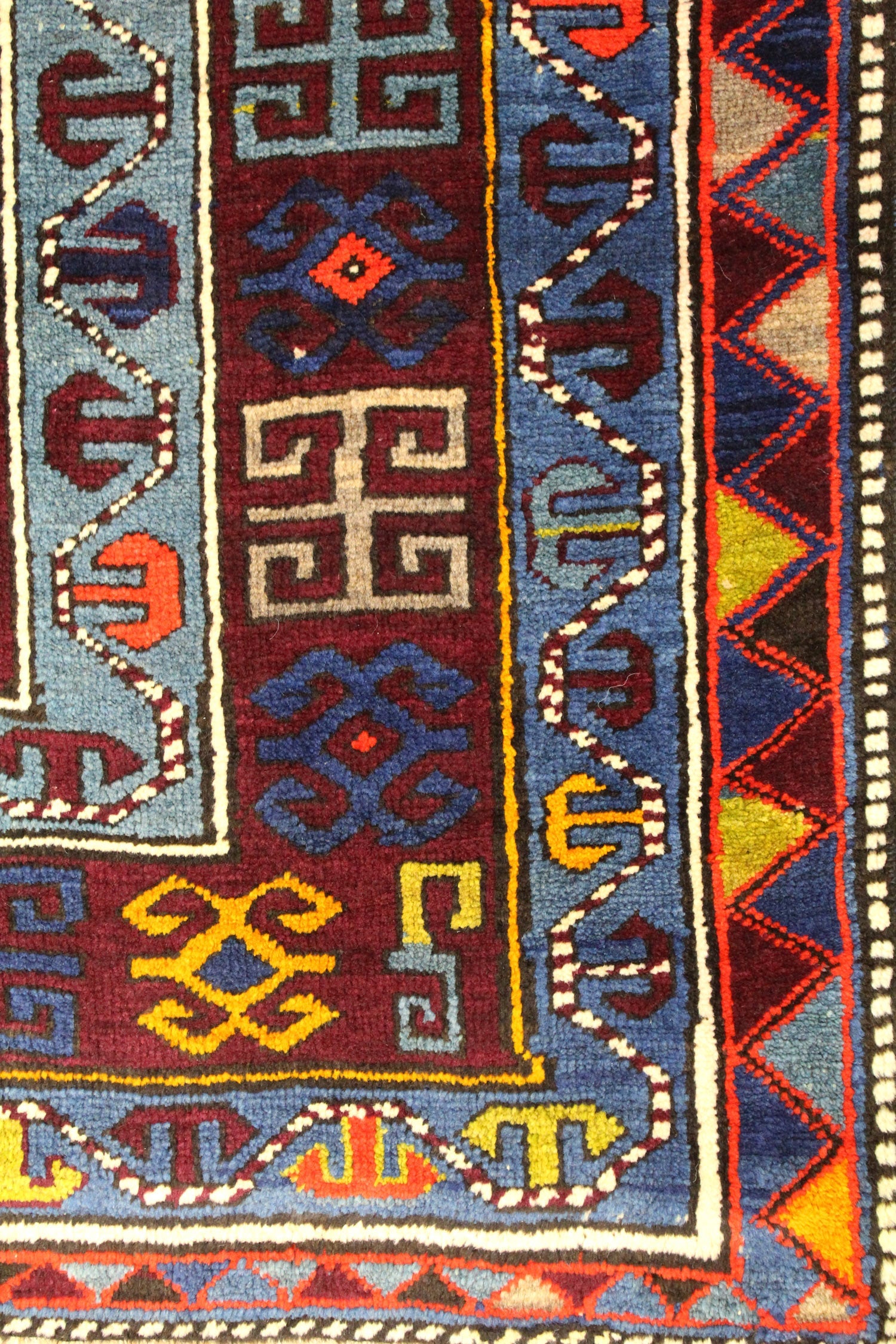 Antique Karabagh Handwoven Tribal Rug, J63291