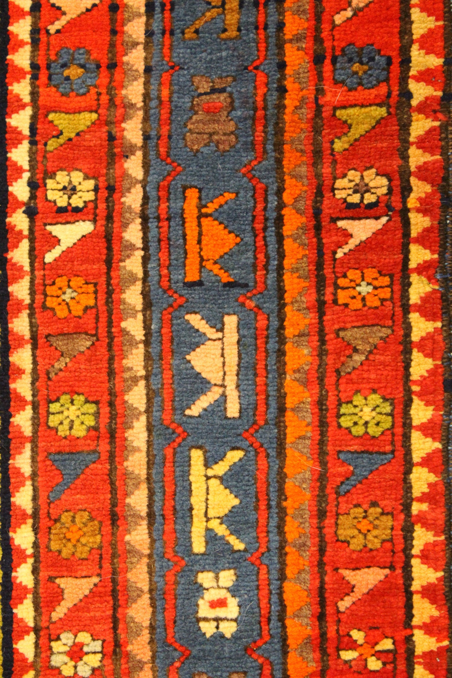 Antique Karabagh Handwoven Tribal Rug, J63292