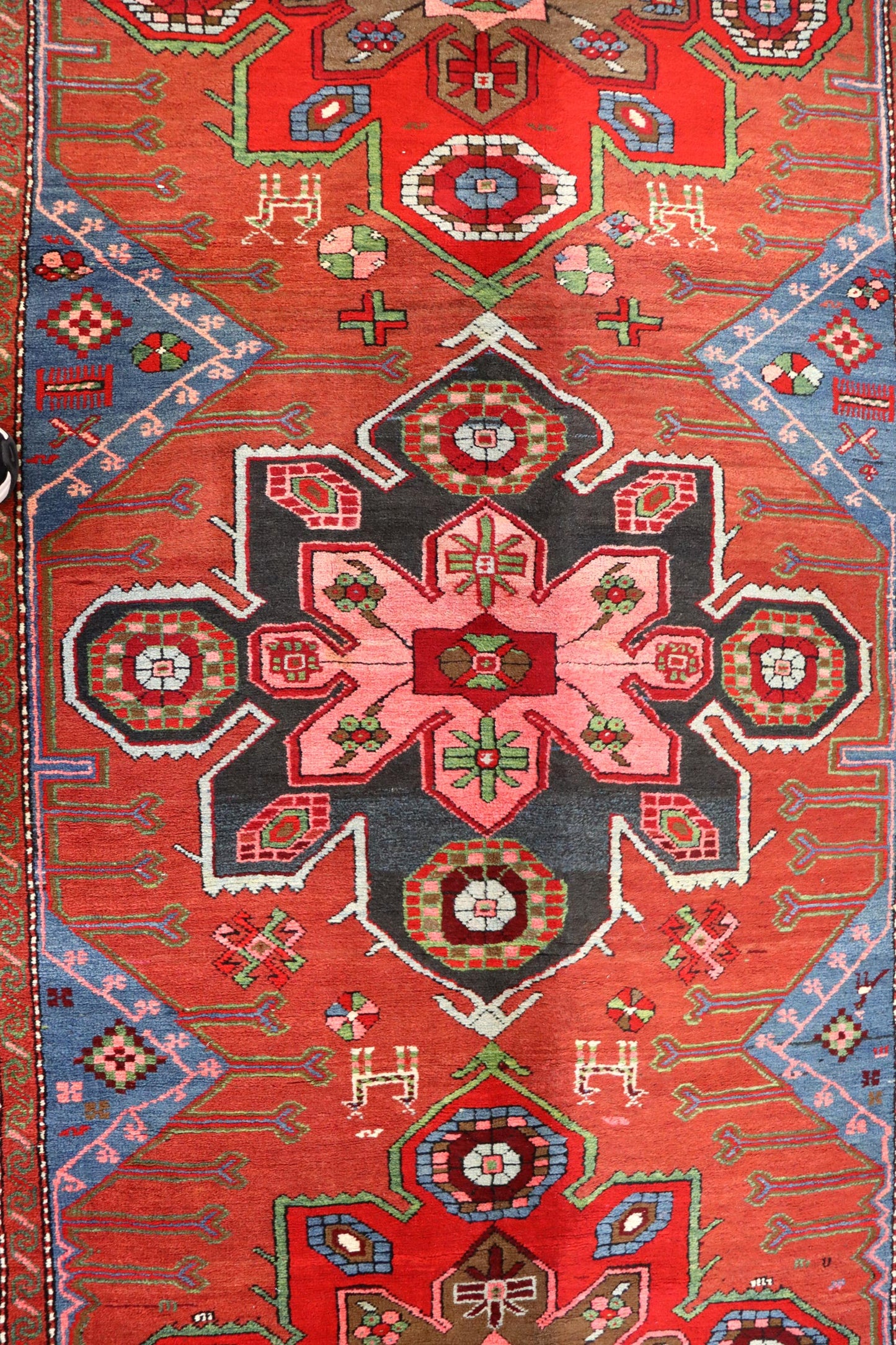 Antique Karabagh Handwoven Tribal Rug, J65236