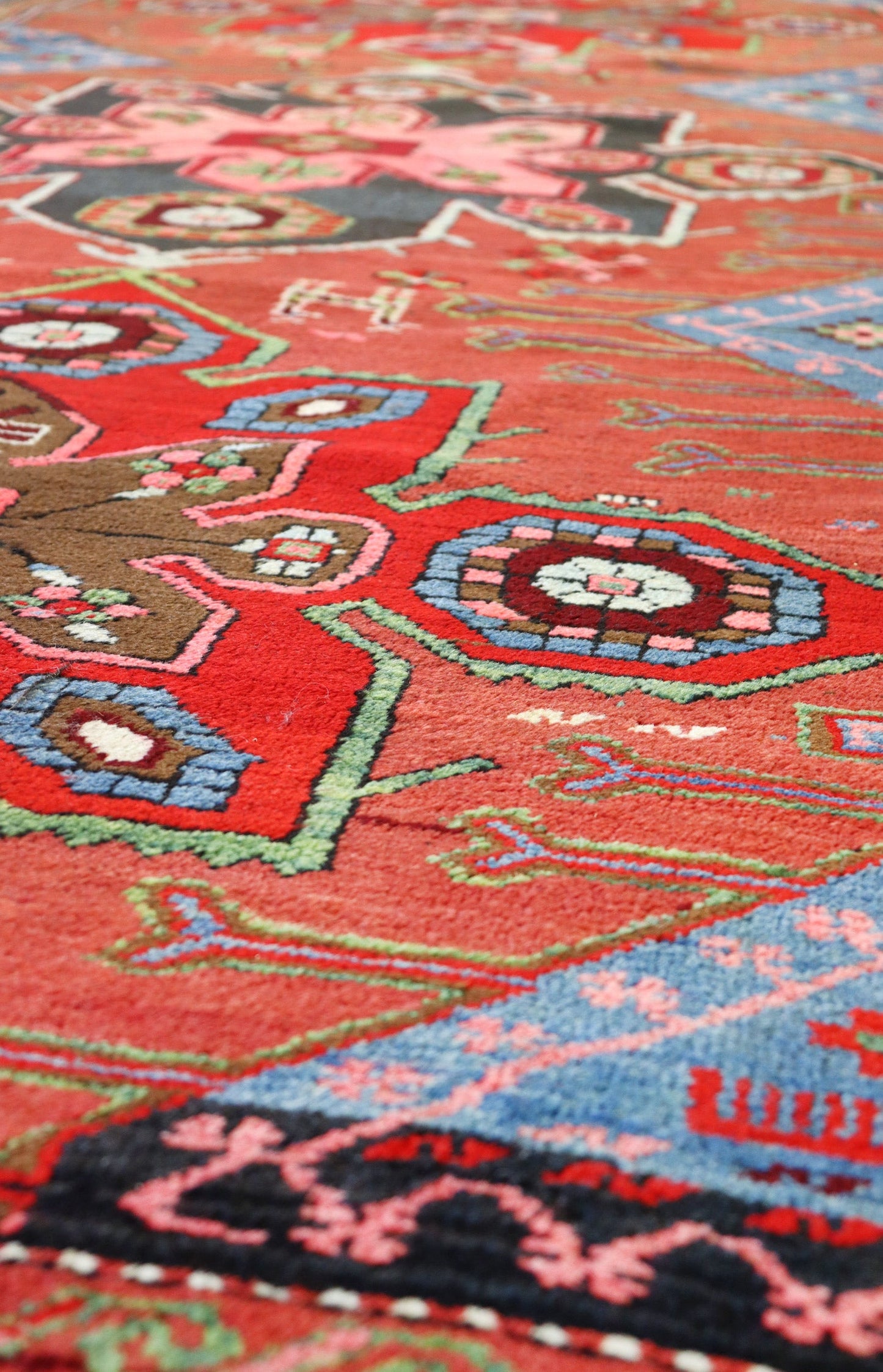 Antique Karabagh Handwoven Tribal Rug, J65236