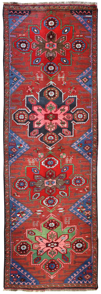 Antique Karabagh Handwoven Tribal Rug