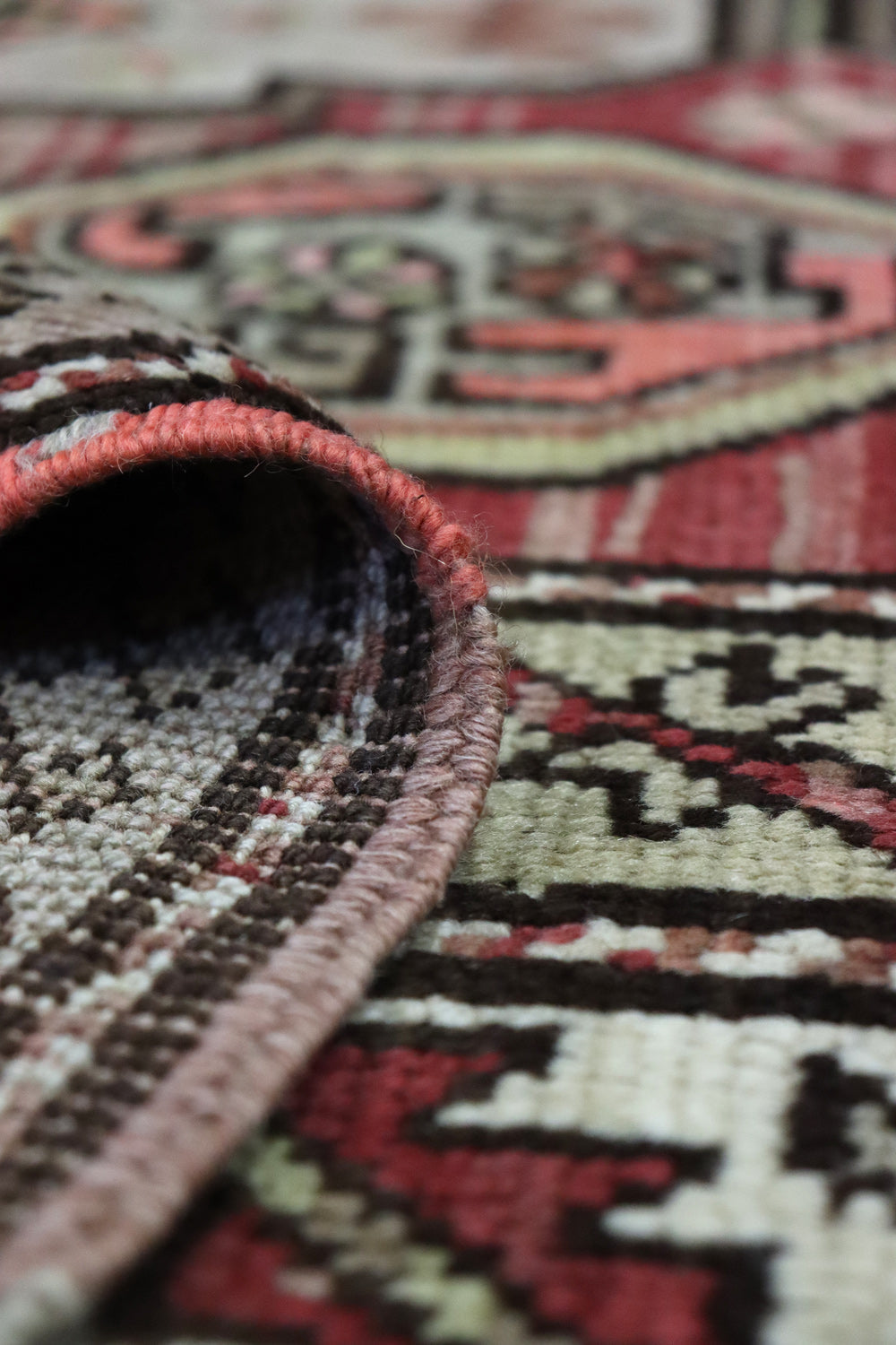 Vintage Karabagh Handwoven Tribal Rug, J66885