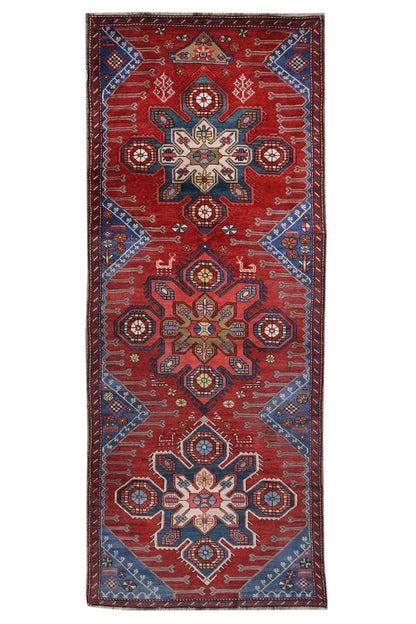 Antique Karabagh Handwoven Tribal Rug
