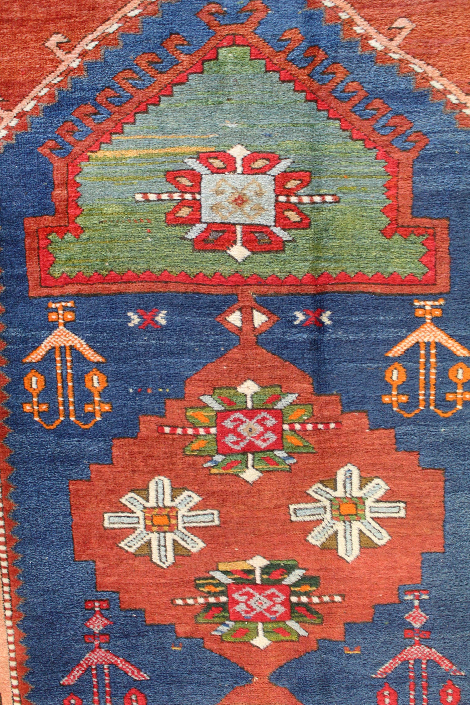 Antique Karabagh Handwoven Tribal Rug, JF8282