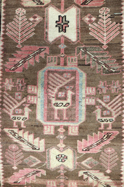 Vintage Karaja Handwoven Tribal Rug, J66237