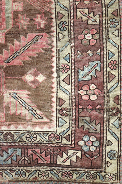 Vintage Karaja Handwoven Tribal Rug, J66237